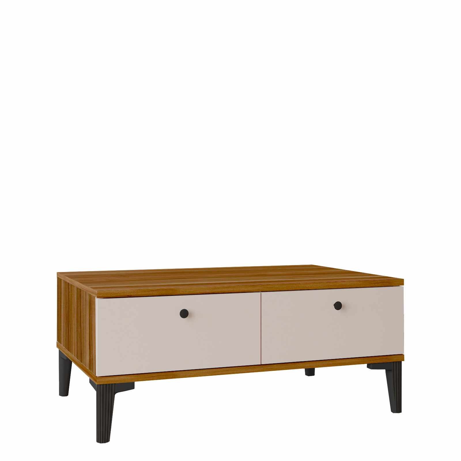 Masa de cafea Vıs2-Cka, 90 x 38,6 x 60 cm, nuc, PAL melaminat, capacitate 10 kg — imaginea 6