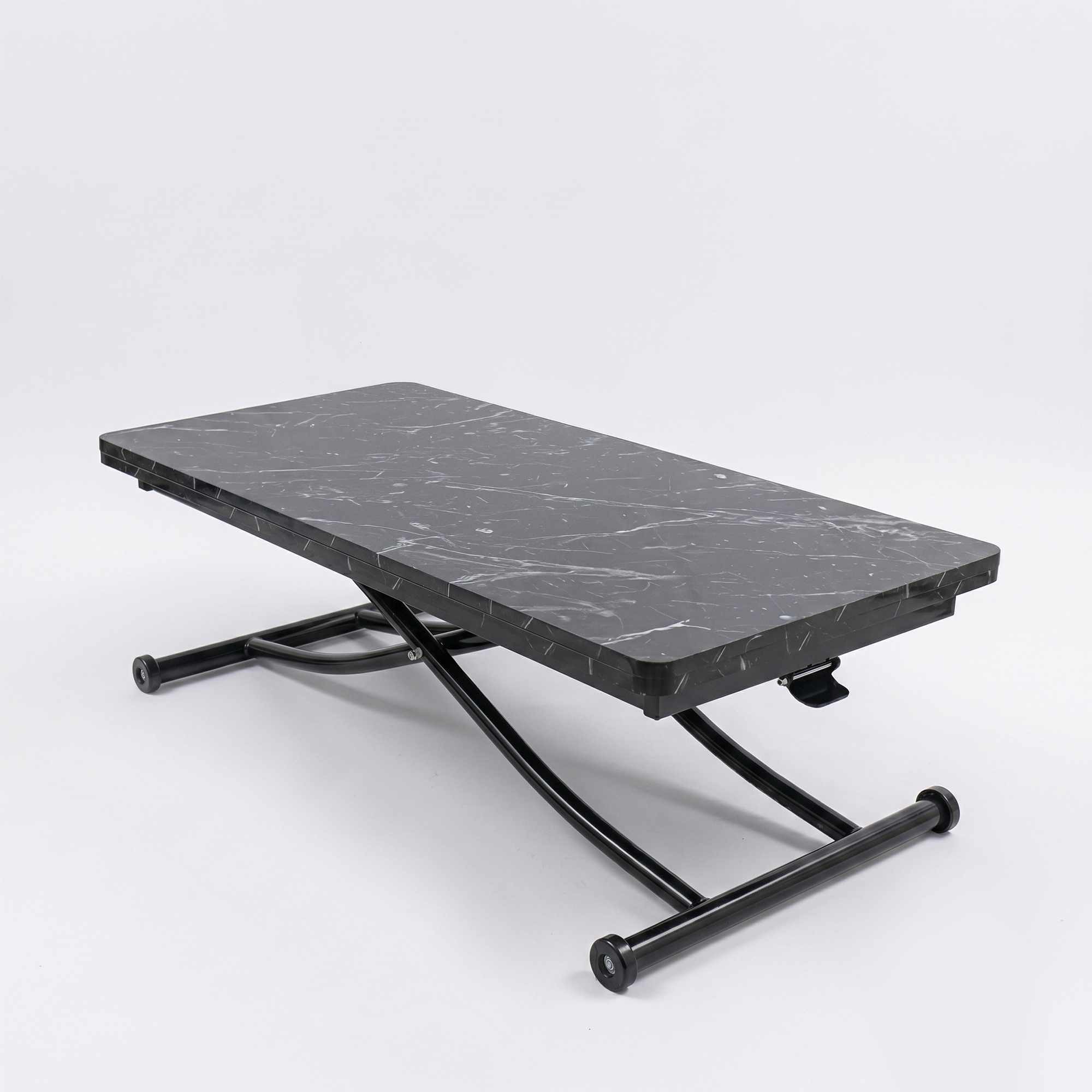 Masa de cafea Juppo Int, negru marmura, MDF, capacitate 125 kg, negru marble — imaginea 6