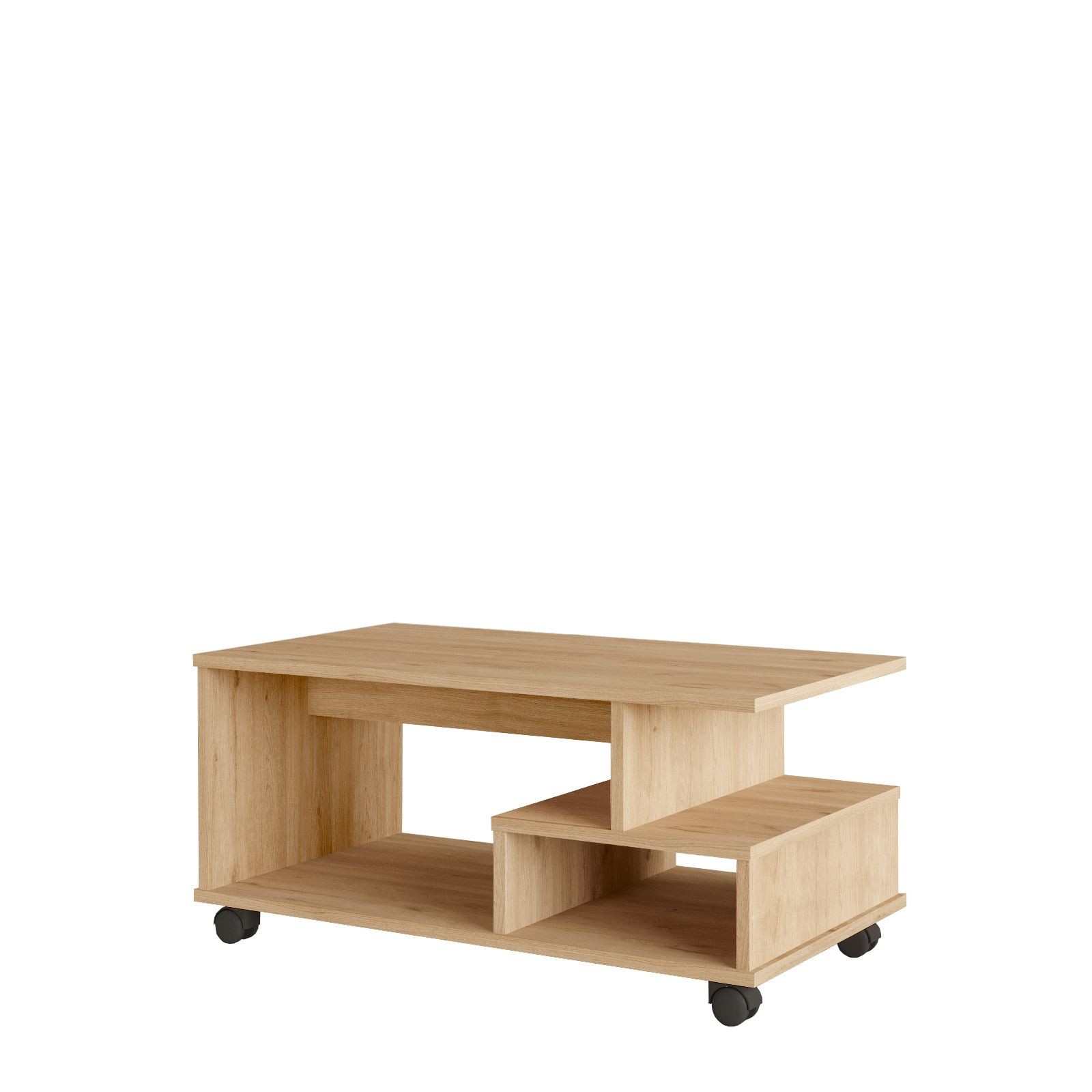 Masa de cafea MIN9-S, 90 x 42,5 x 51 cm, stejar, PAL melaminat, design compact — imaginea 2