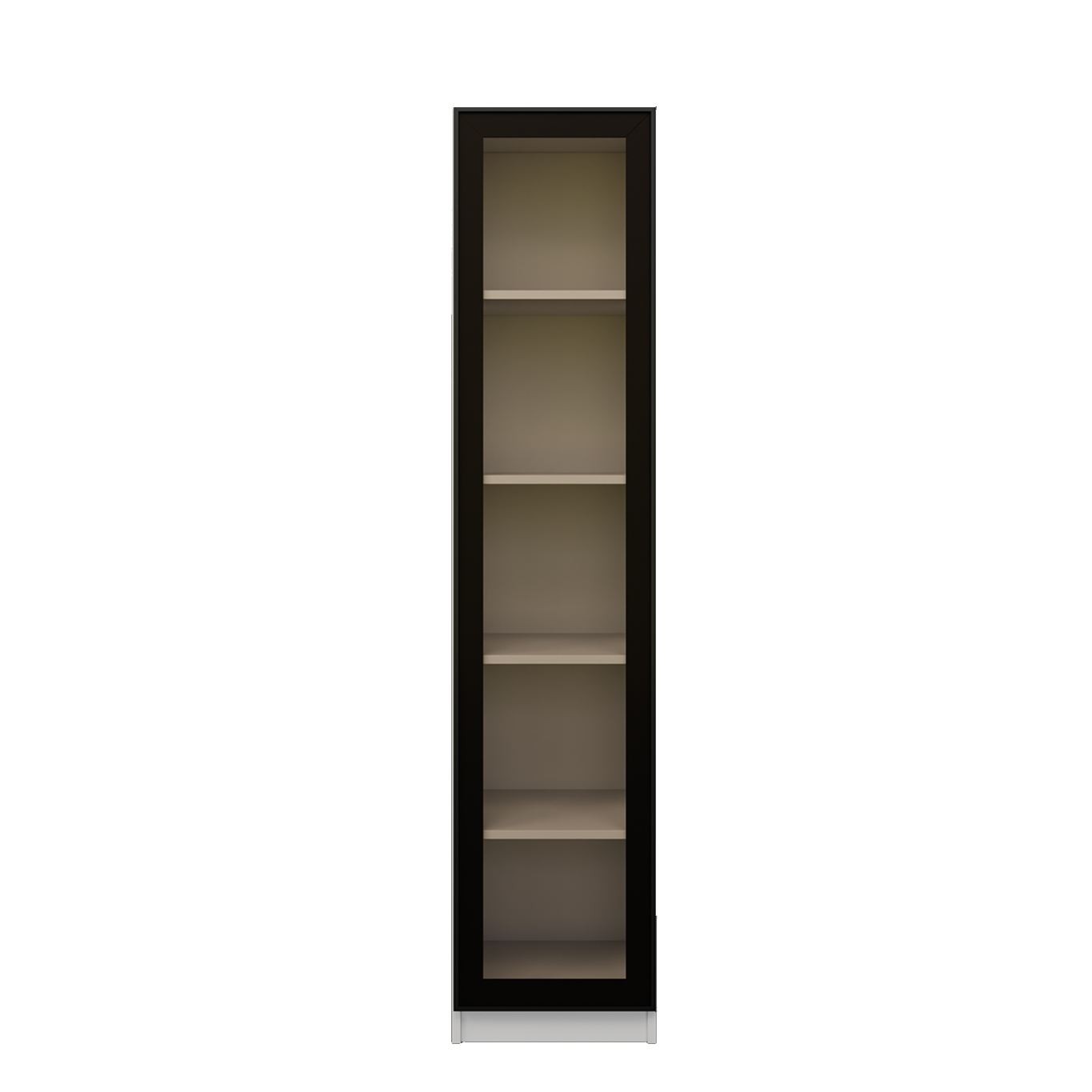 Dulap pentru cafea Nero 1600-222, 40 x 190 x 42 cm, alb, PAL melaminat, spatiu de depozitare, fixare pe perete — imaginea 2