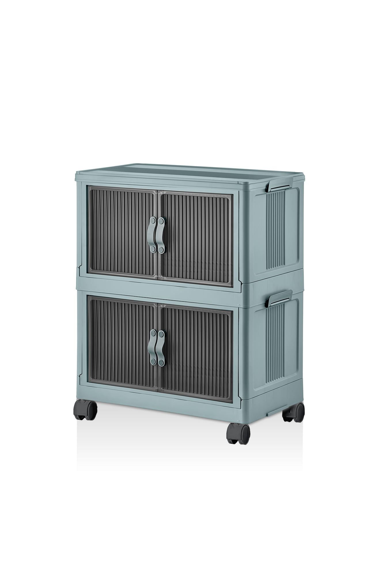Dulap Lavine 67, 32 x 67 x 56 cm, albastru pastel, baby albastru — imaginea 3
