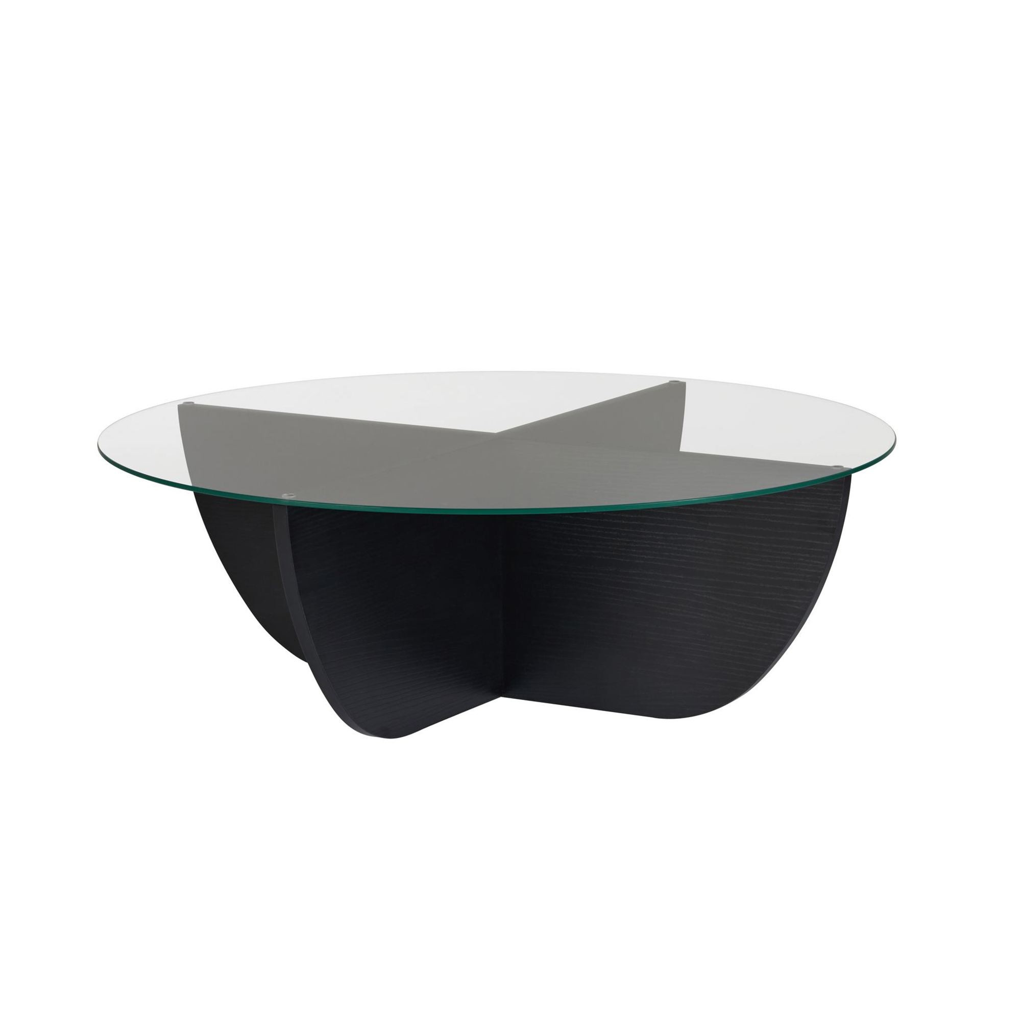 Masa de cafea Liya, 90 x 30 x 90 cm, lemn negru, PAL melaminat, design compact, wood negru — imaginea 7