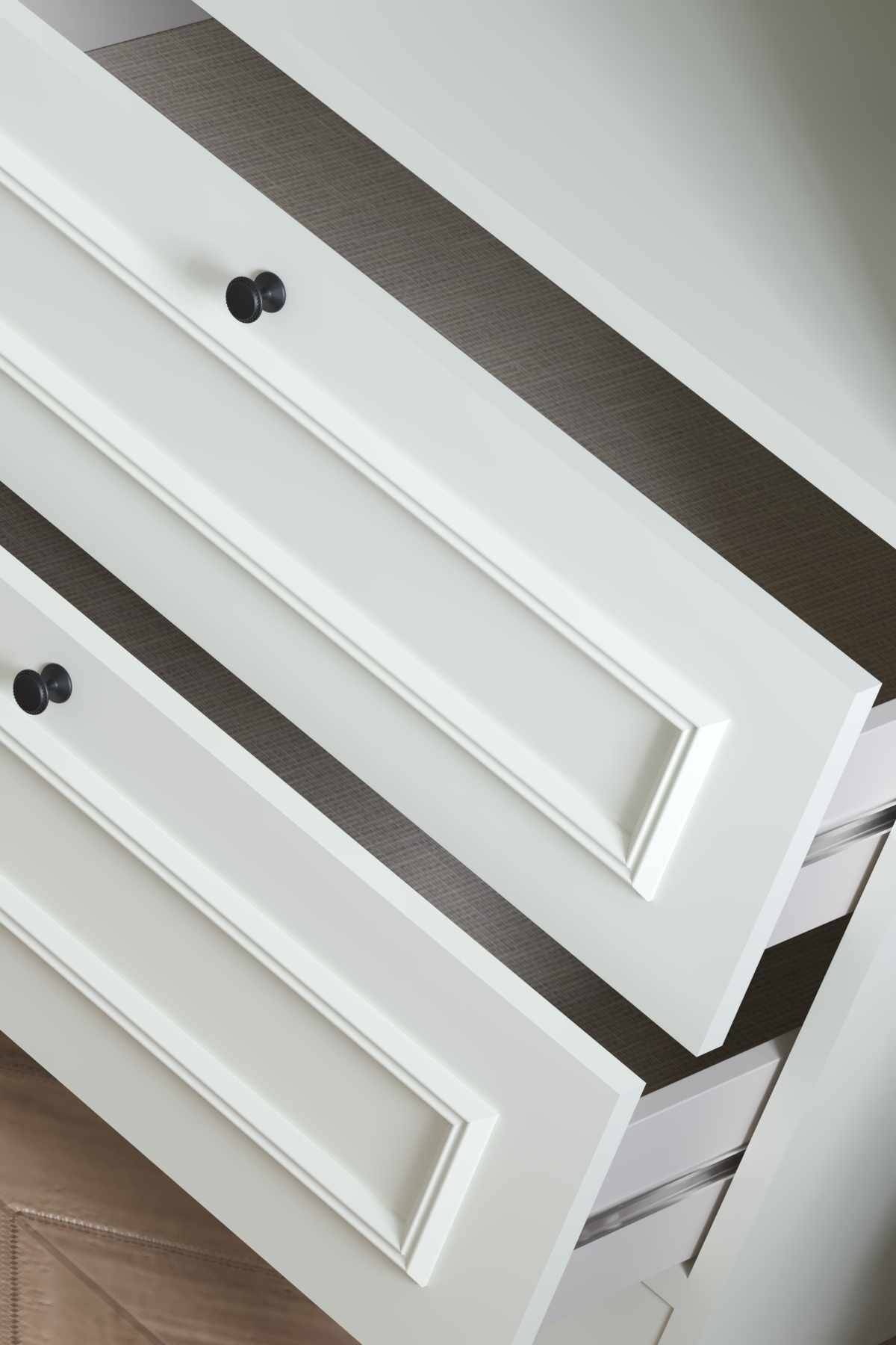 Dulap haine Mira 210, 140 x 210 x 54 cm, alb, PAL melaminat, organizare haine — imaginea 10