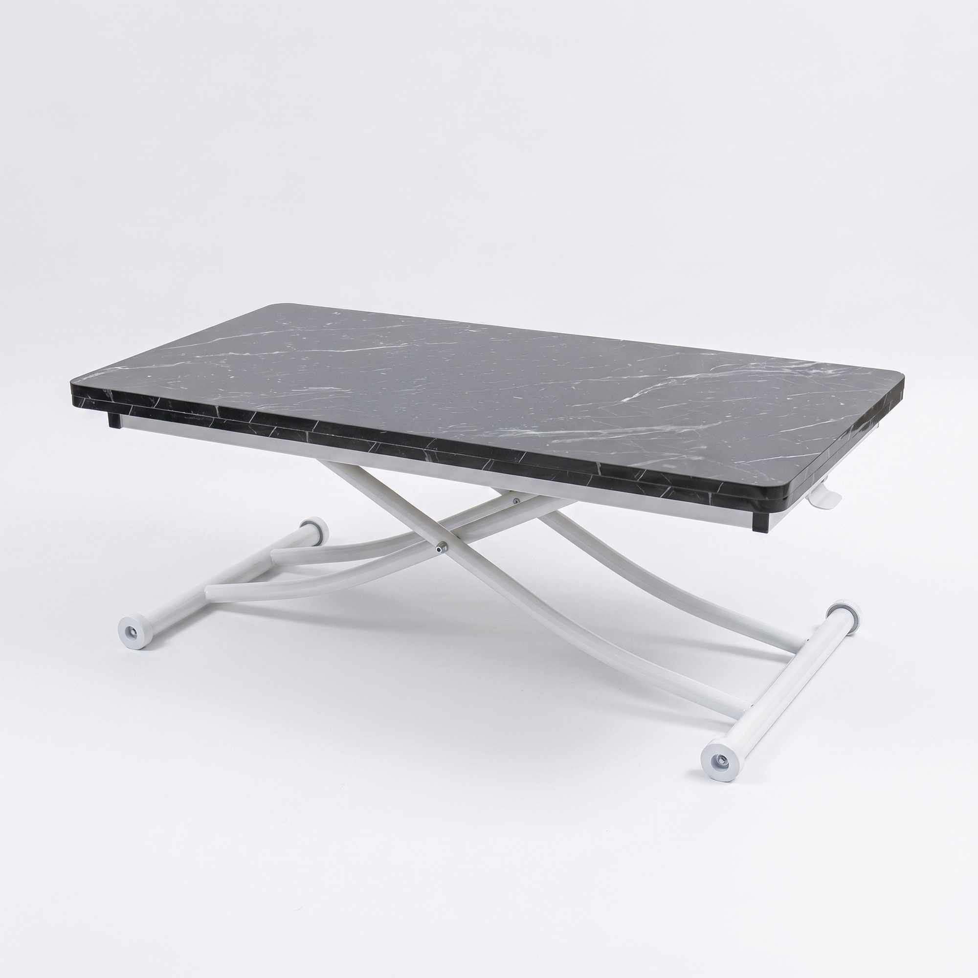 Masa de cafea Juppo Int, negru marmura alb, MDF, capacitate 125 kg, negru marble / alb — imaginea 5