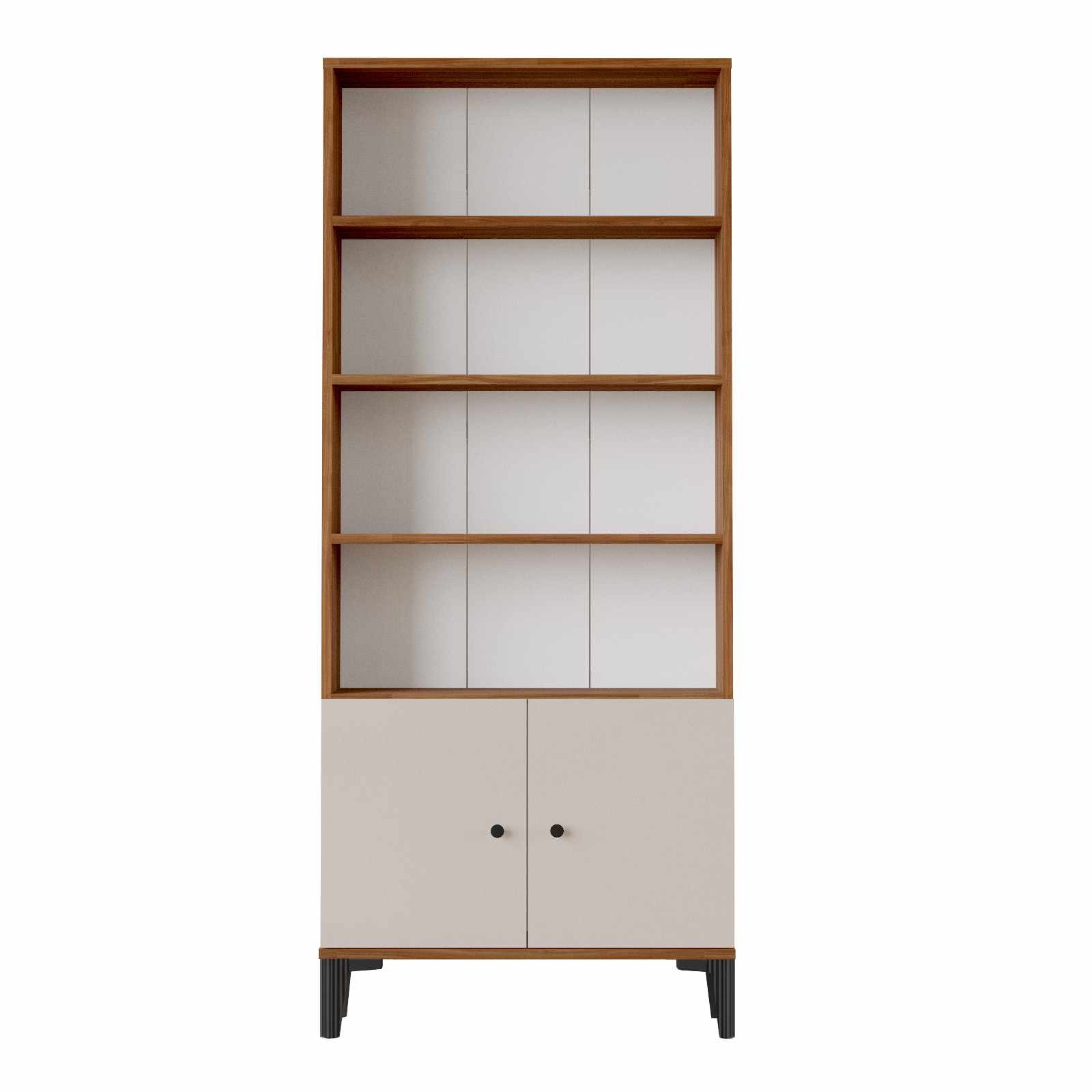 Dulap Vıs4-Cka, 75 x 178 x 25 cm, nuc, PAL melaminat — imaginea 7