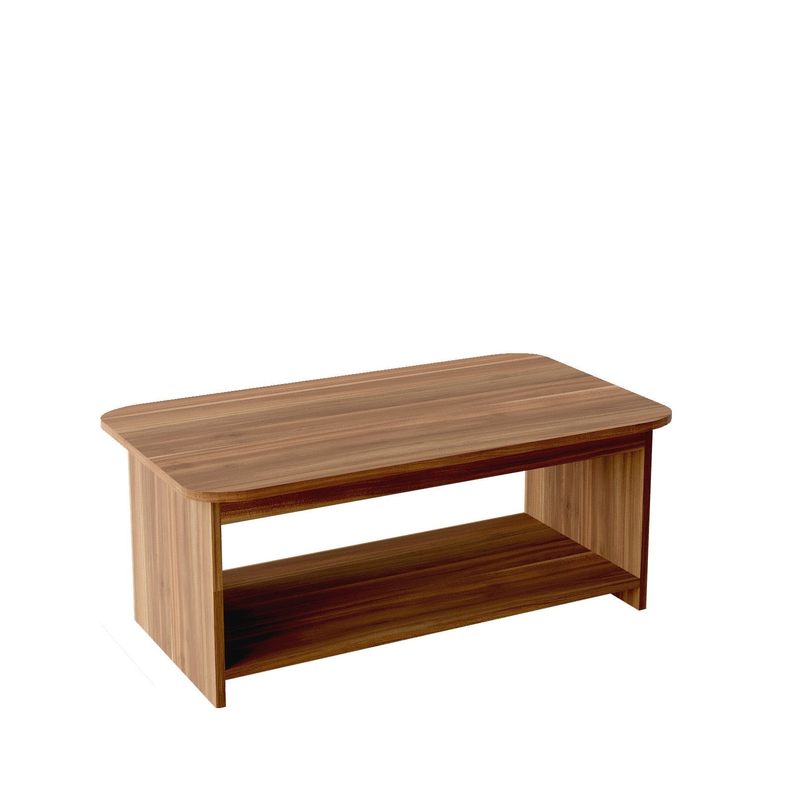 Masa de cafea Chb1-Ce, 100 x 41,8 x 50 cm, nuc, PAL melaminat, design compact — imaginea 5
