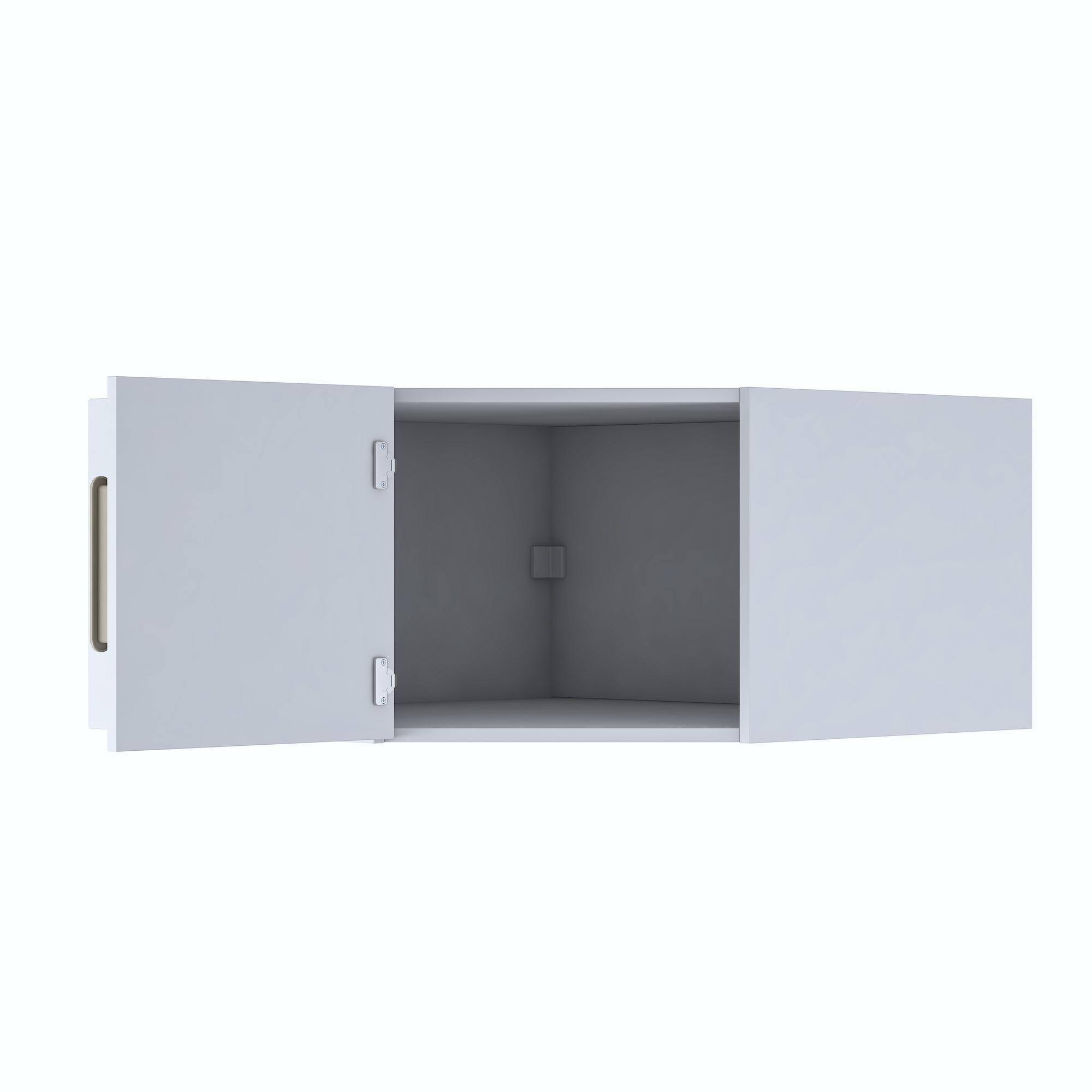 Dulap suspendat BA168 - 4673, 91 x 45 x 57,5 cm, alb, PAL, fixare pe perete — imaginea 13