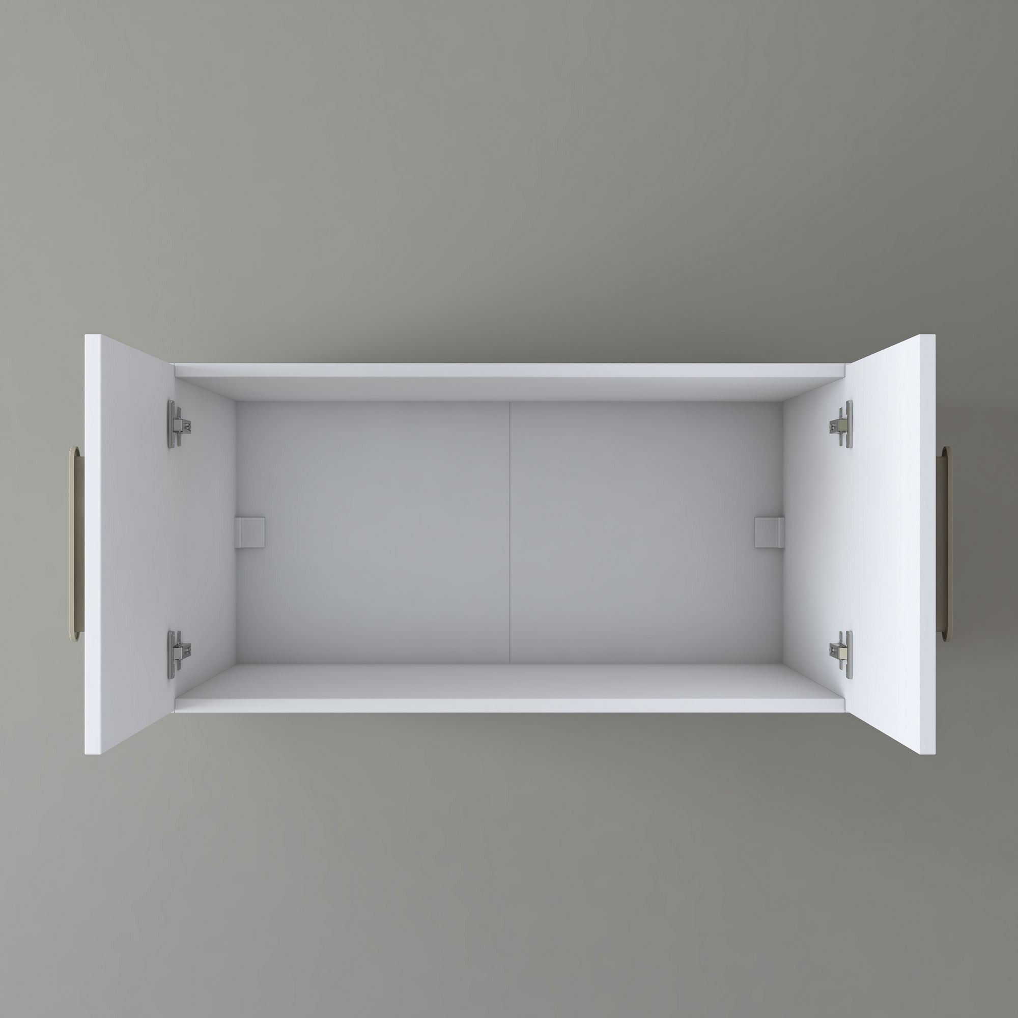 Dulap suspendat BA166 - 4578, 90 x 45 x 57,5 cm, alb, PAL, fixare pe perete — imaginea 5