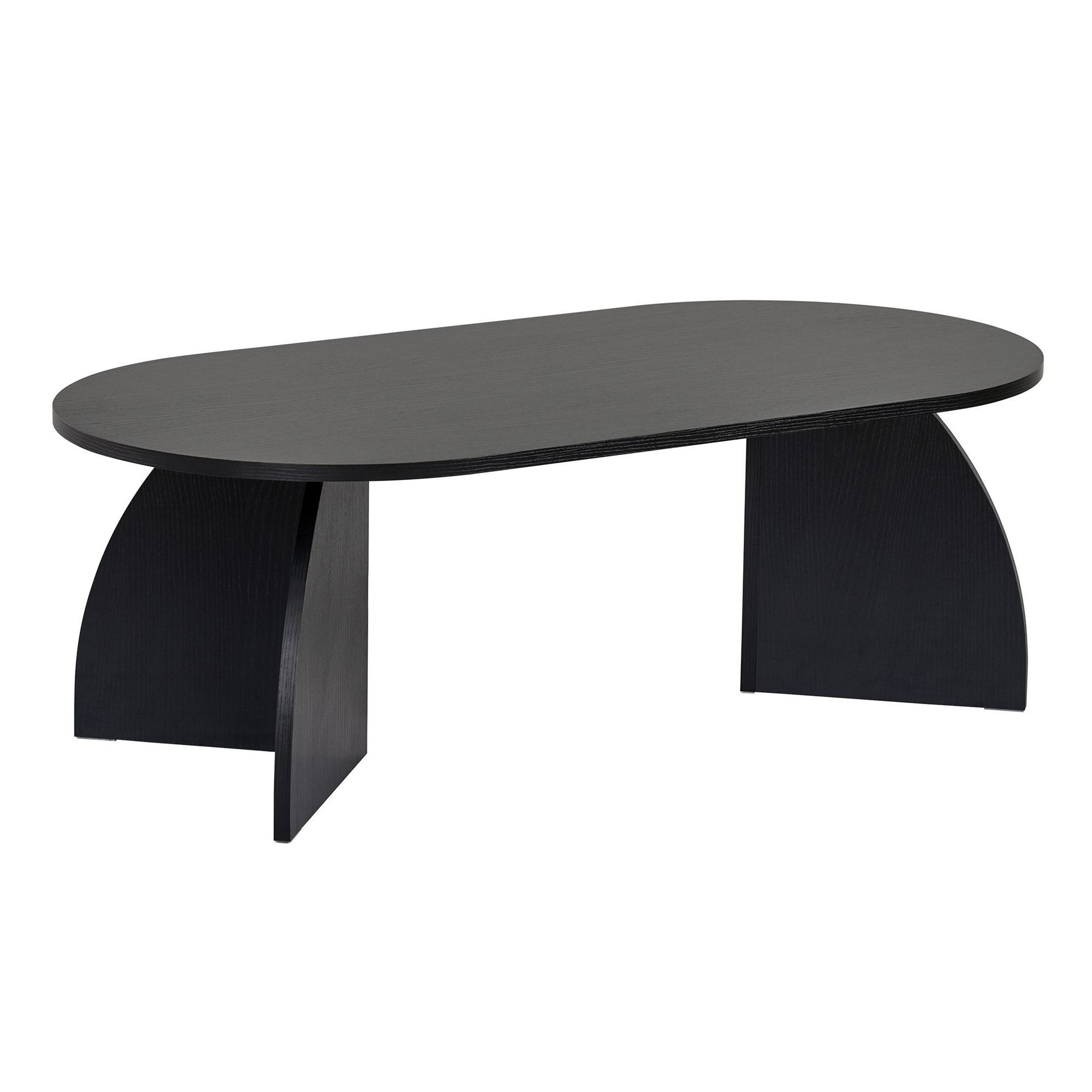 Masa de cafea Melina, 120 x 40 x 60 cm, lemn negru, PAL melaminat, capacitate 25 kg, wood negru — imaginea 2