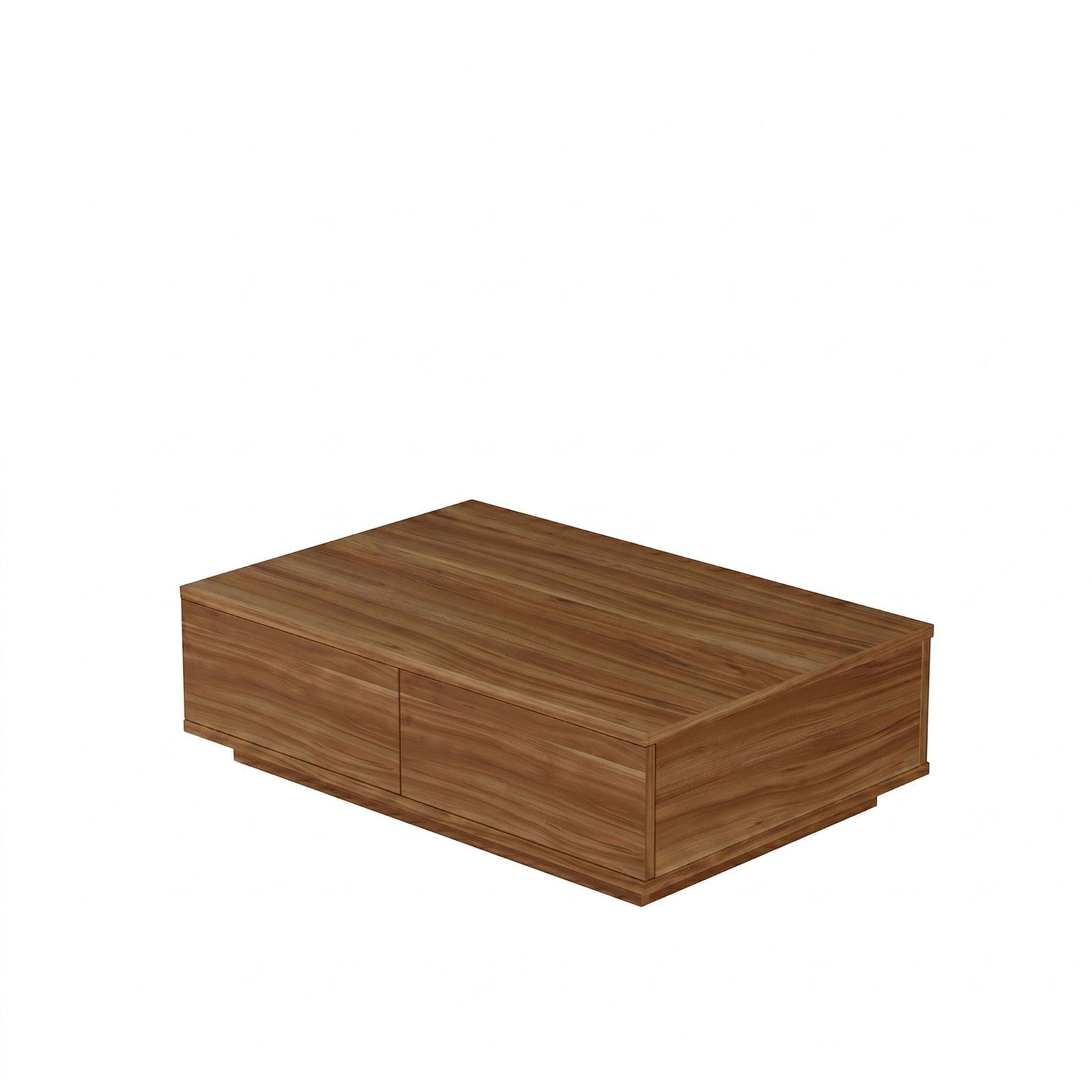 Masa de cafea Ave14-Ce, 90 x 28,6 x 60 cm, nuc, PAL melaminat, design compact — imaginea 4