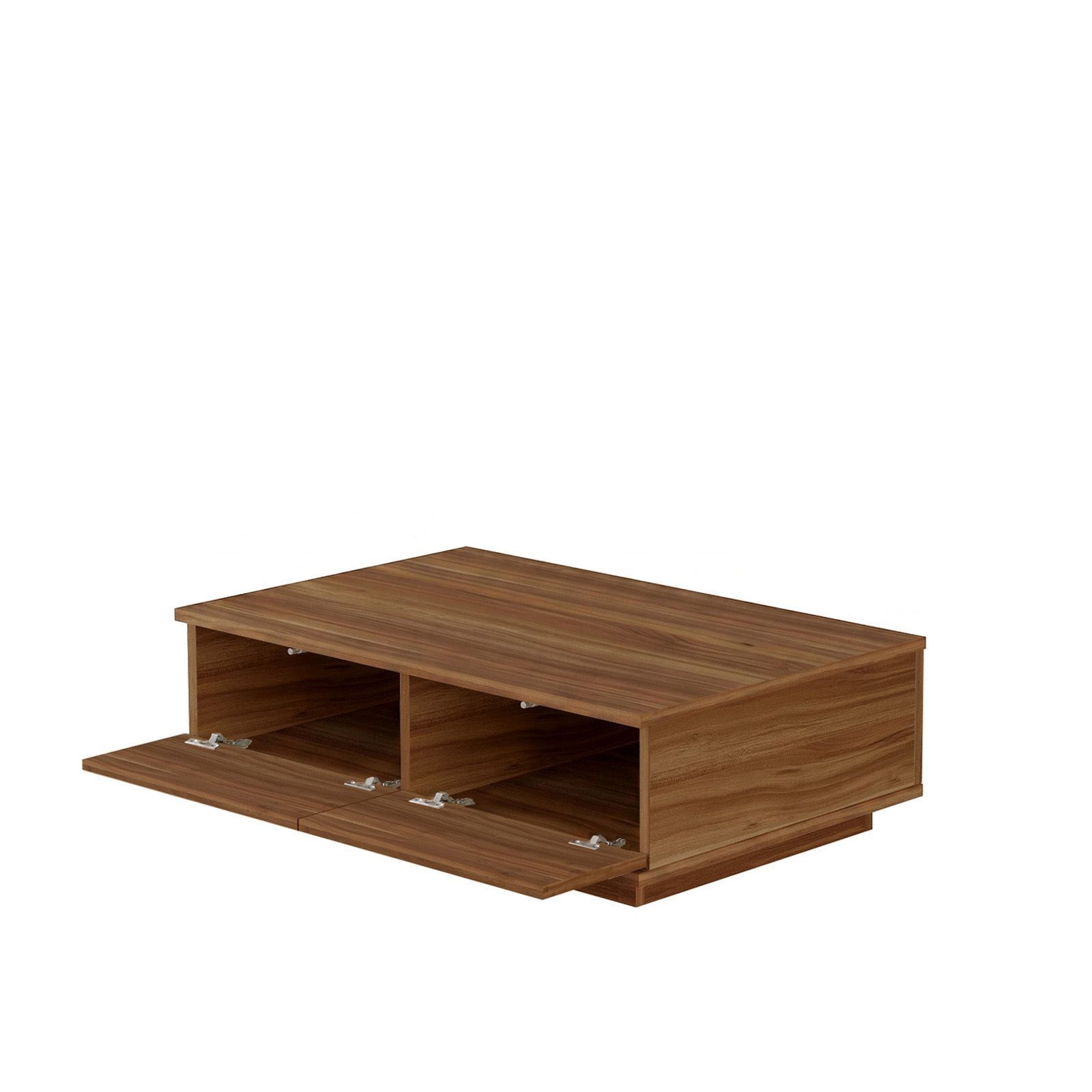 Masa de cafea Ave14-Ce, 90 x 28,6 x 60 cm, nuc, PAL melaminat, design compact — imaginea 5