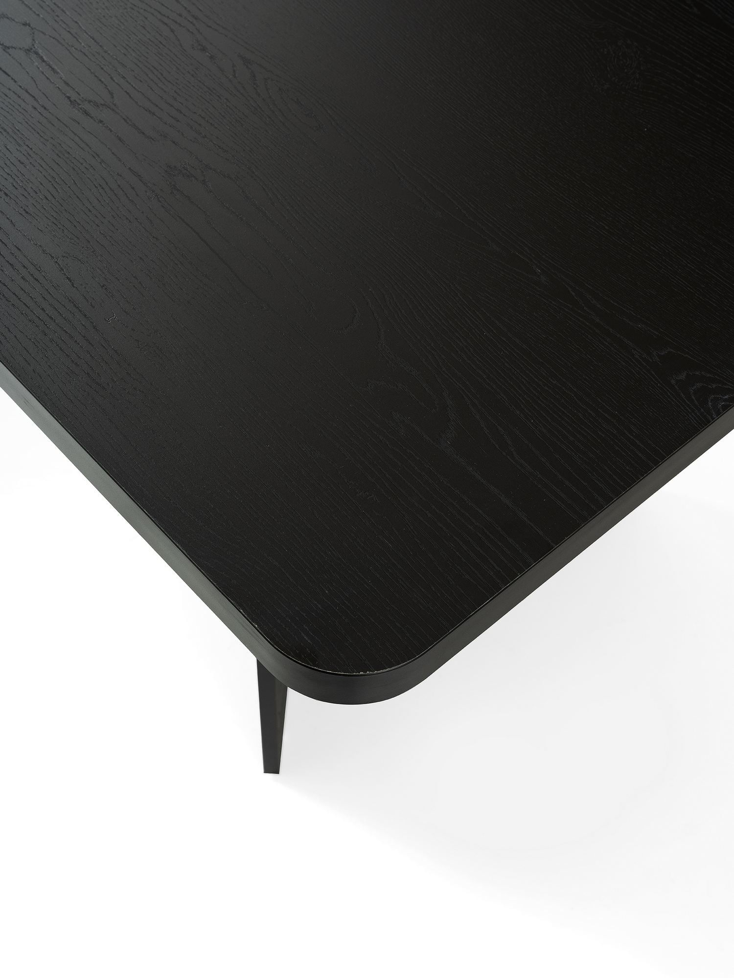 Masa dining Loft, 180 x 77 x 90 cm, lemn negru, PAL melaminat, capacitate 100 kg — imaginea 7