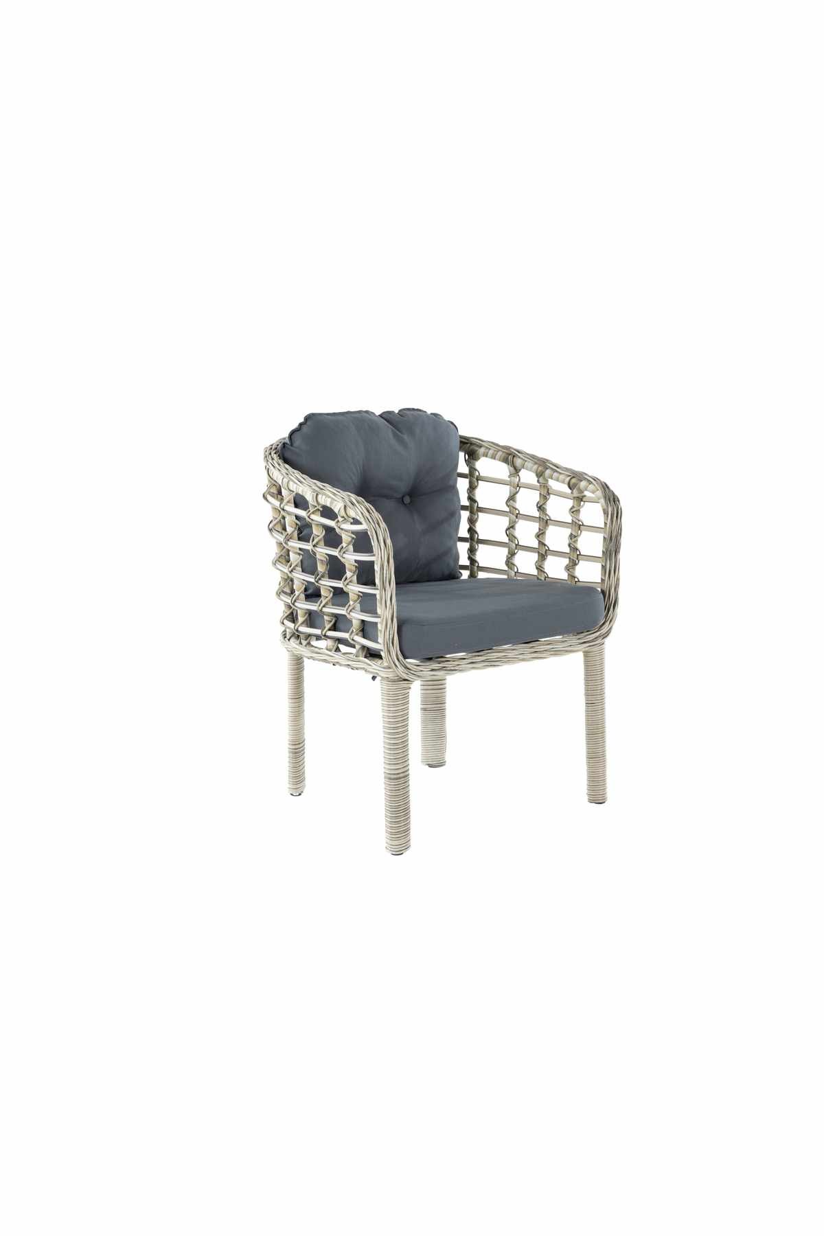 Set lounge gradina Manolya - Dark gri, 120 x 78 x 56 cm, gri inchis, dark gri — imaginea 3
