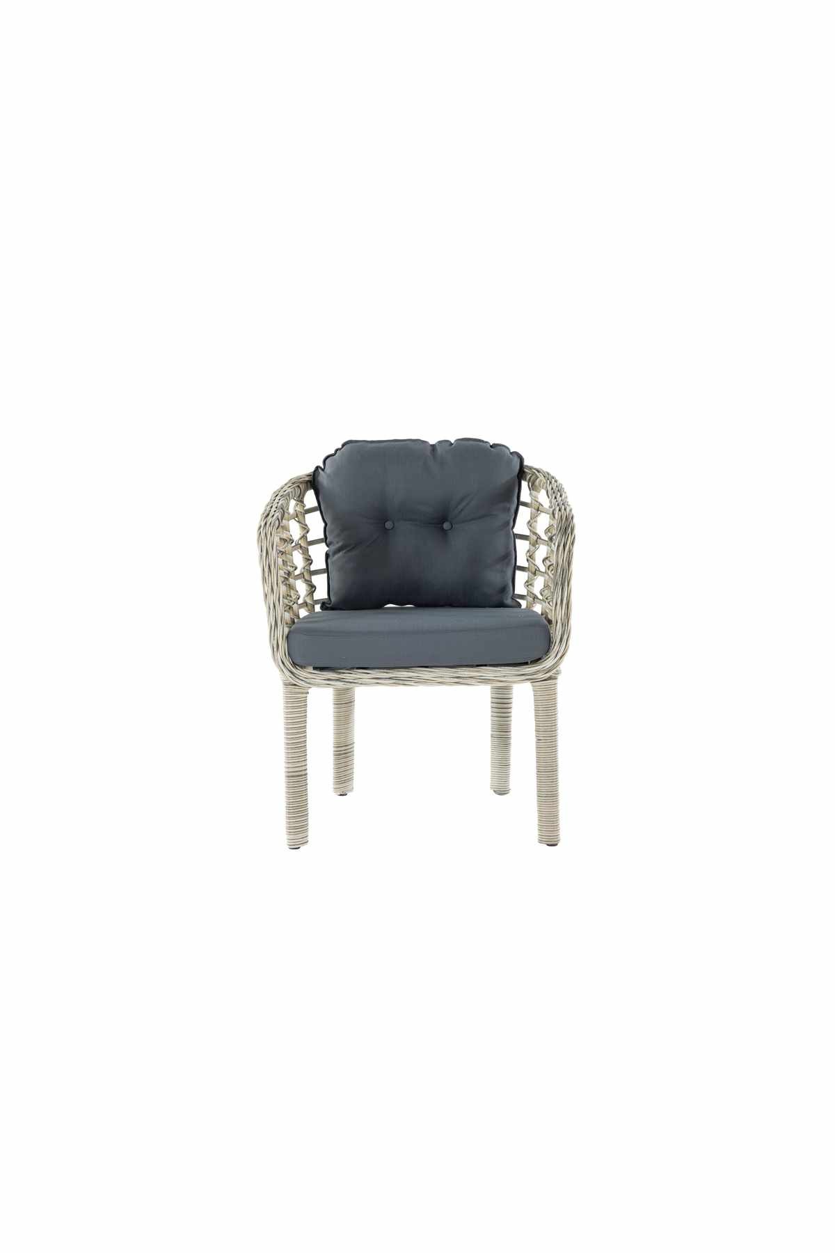 Set lounge gradina Manolya - Dark gri, 120 x 78 x 56 cm, gri inchis, dark gri — imaginea 5