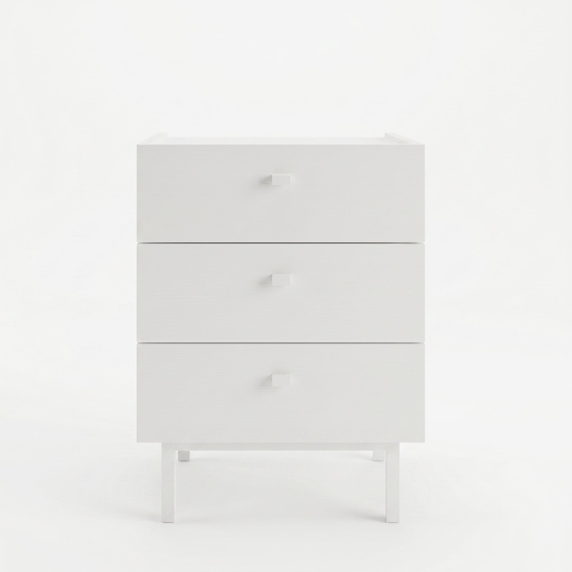 Noptiera Luke - LK2-W, 47,9 x 63,5 x 36,8 cm, alb, PAL melaminat — imaginea 5
