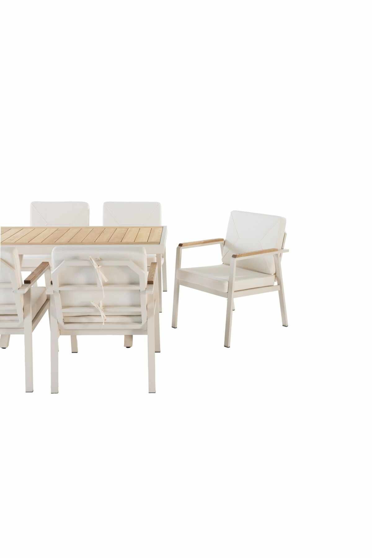 Scaun Monte, 56 x 78 x 56 cm, crem — imaginea 5