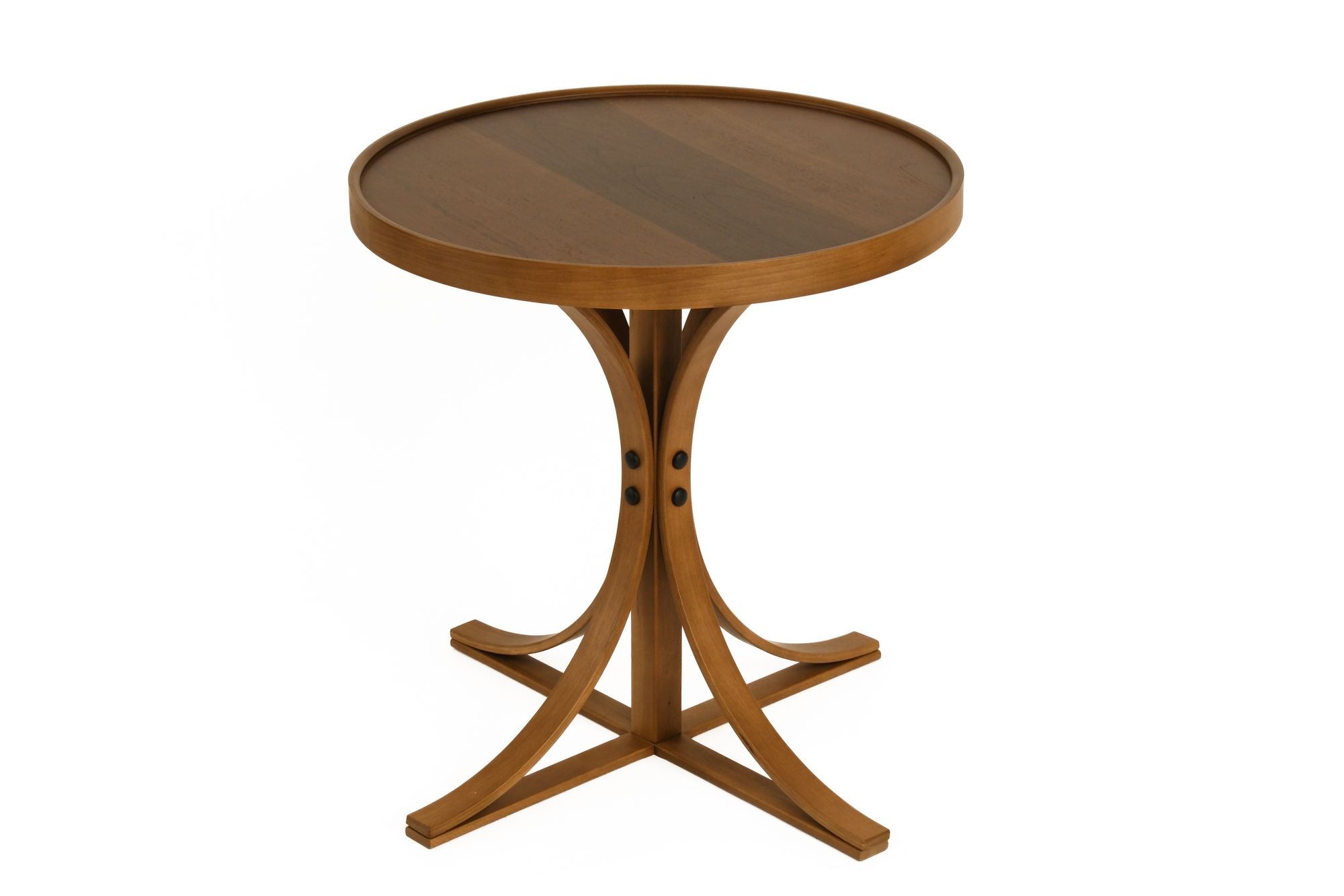 Masuta laterala Hilton 60 - nuc v2, 60 x 62 x 60 cm, MDF, nuc — imaginea 2
