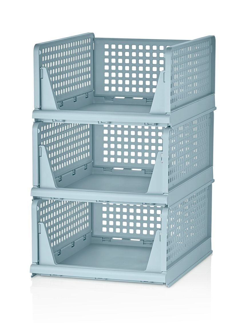Raft multifunctional Lavine, 33, 5 x 55, 5 x 43 cm, albastru pastel, design modern, baby albastru — imaginea 2