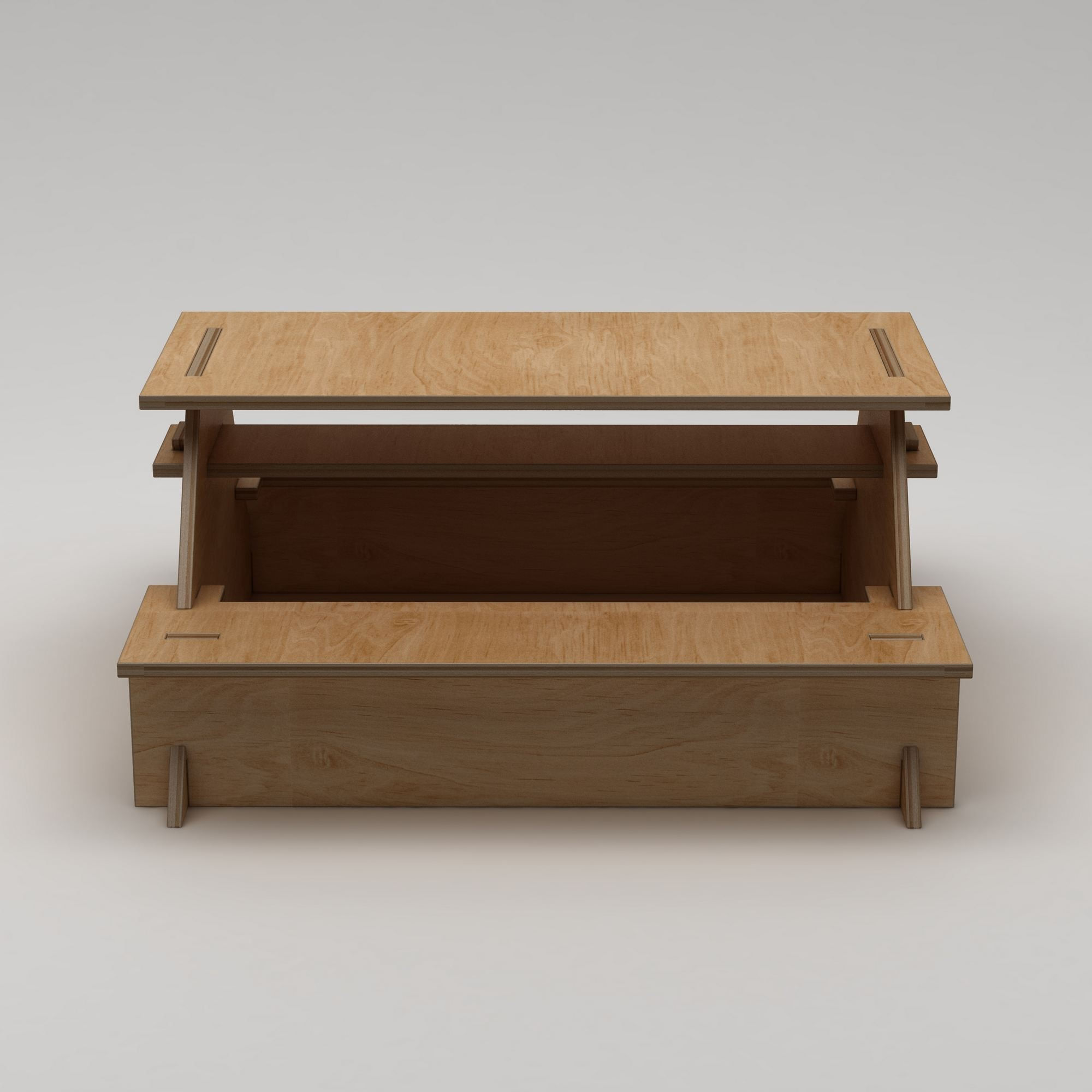 Masa Tela, 160 x 75 x 150 cm, natural lemn, lemn, capacitate 300 kg