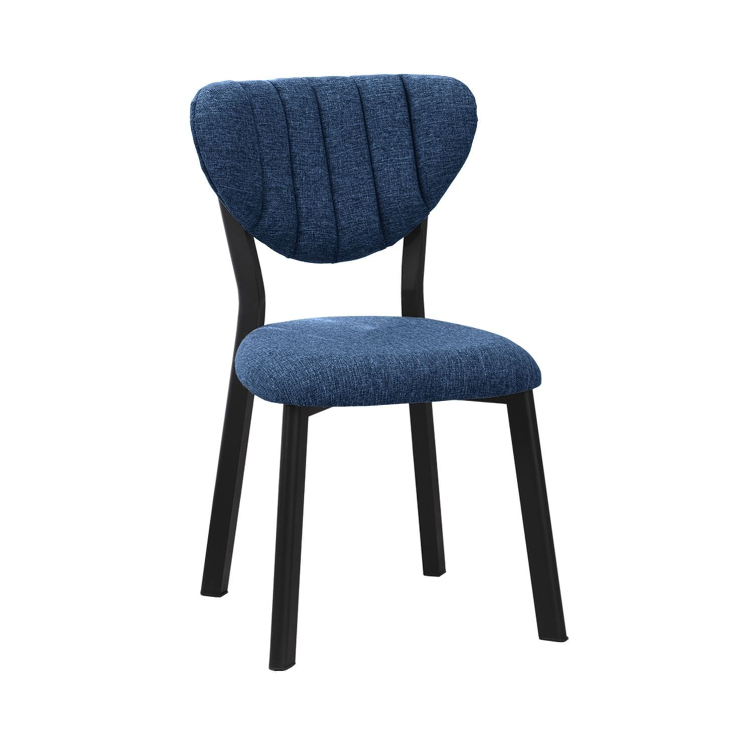 Scaun Elma, 47 x 85 x 45 cm, bleumarin, metal, capacitate 150 kg, navy albastru — imaginea 6