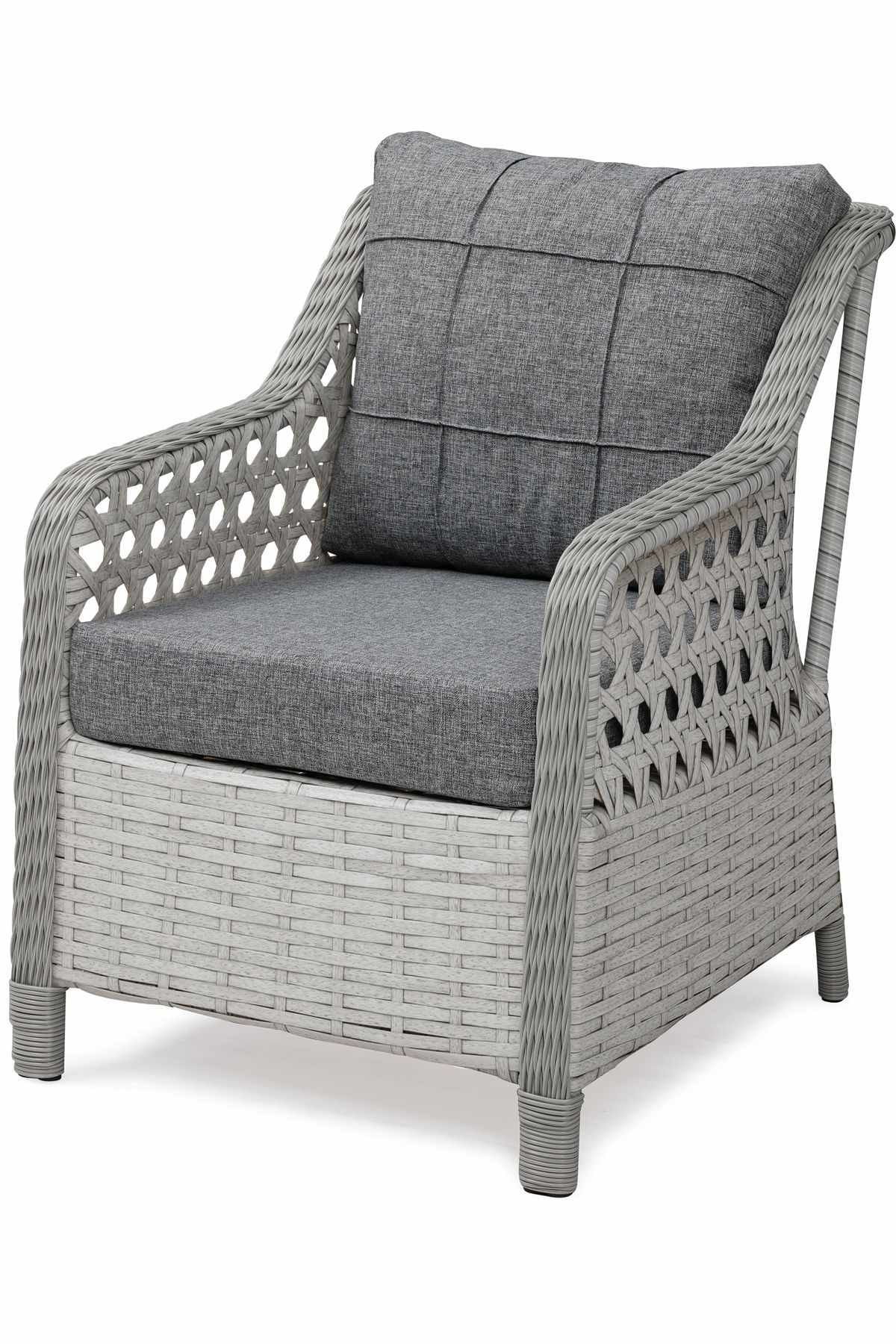 Set lounge gradina Rondi - Dark gri, Light gri, 175 x 78 x 60 cm, gri inchis gri deschis, dark gri / light gri — imaginea 3
