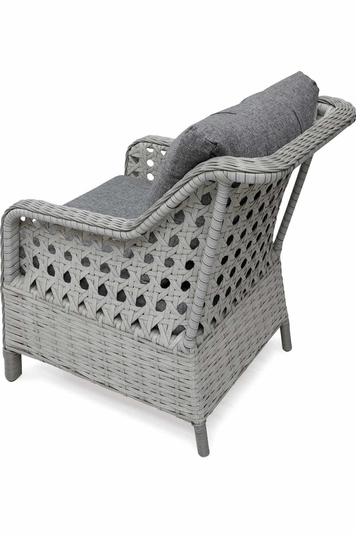 Set lounge gradina Rondi - Dark gri, Light gri, 175 x 78 x 60 cm, gri inchis gri deschis, dark gri / light gri — imaginea 4