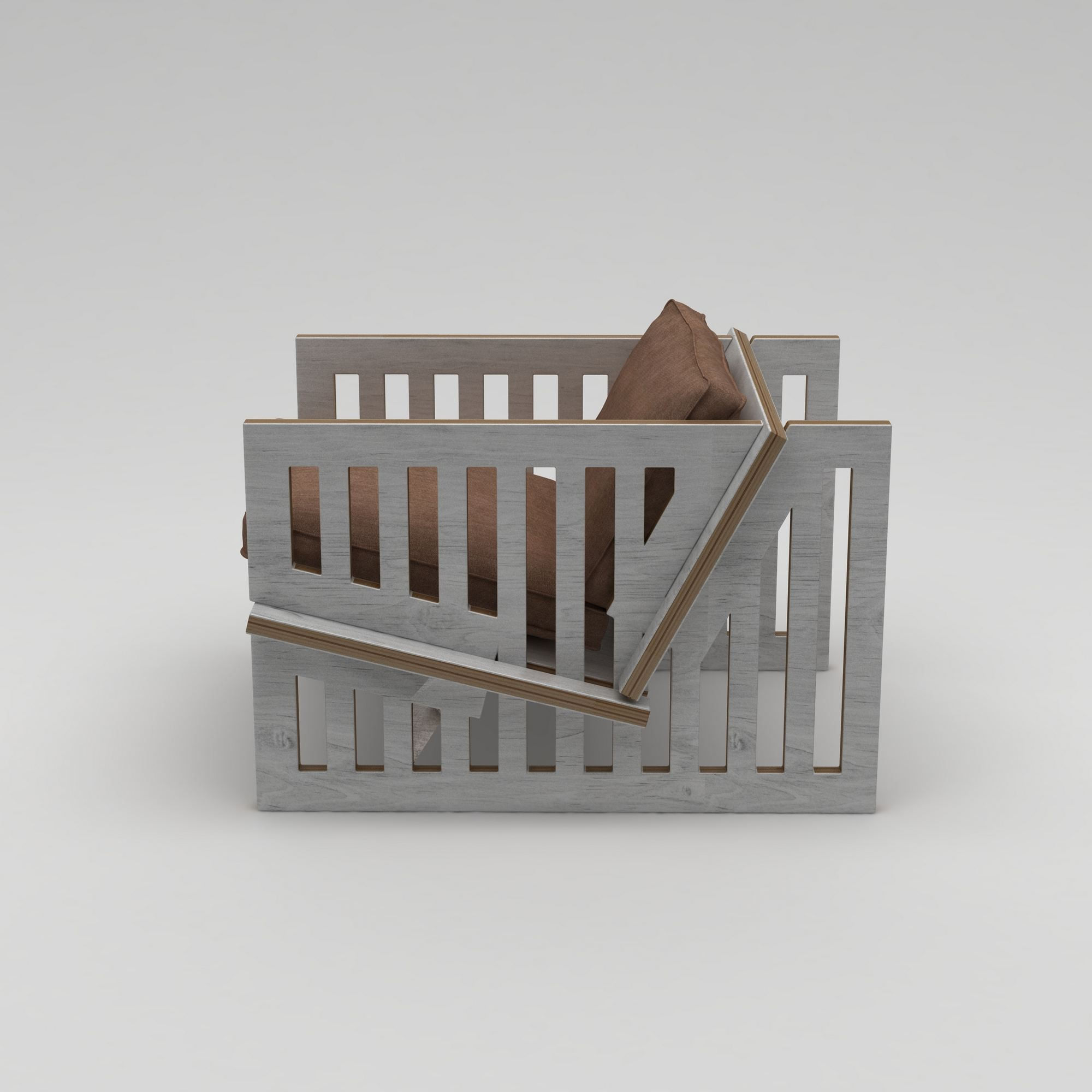 Scaun Roma, 74 x 57 x 92 cm, natural lemn, lemn, capacitate 180 kg — imaginea 3