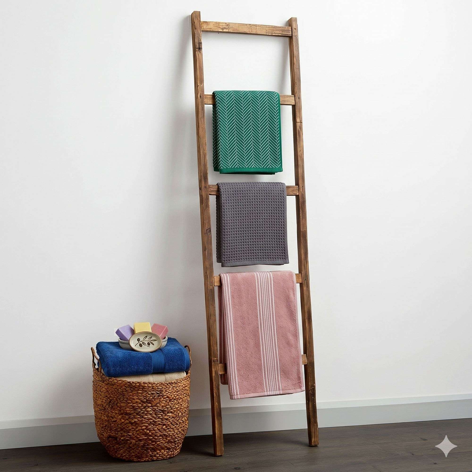Raft decorativ de perete din lemn Raf364, 40 x 120 x 4 cm, lemn natur, lemn, design modern — imaginea 4