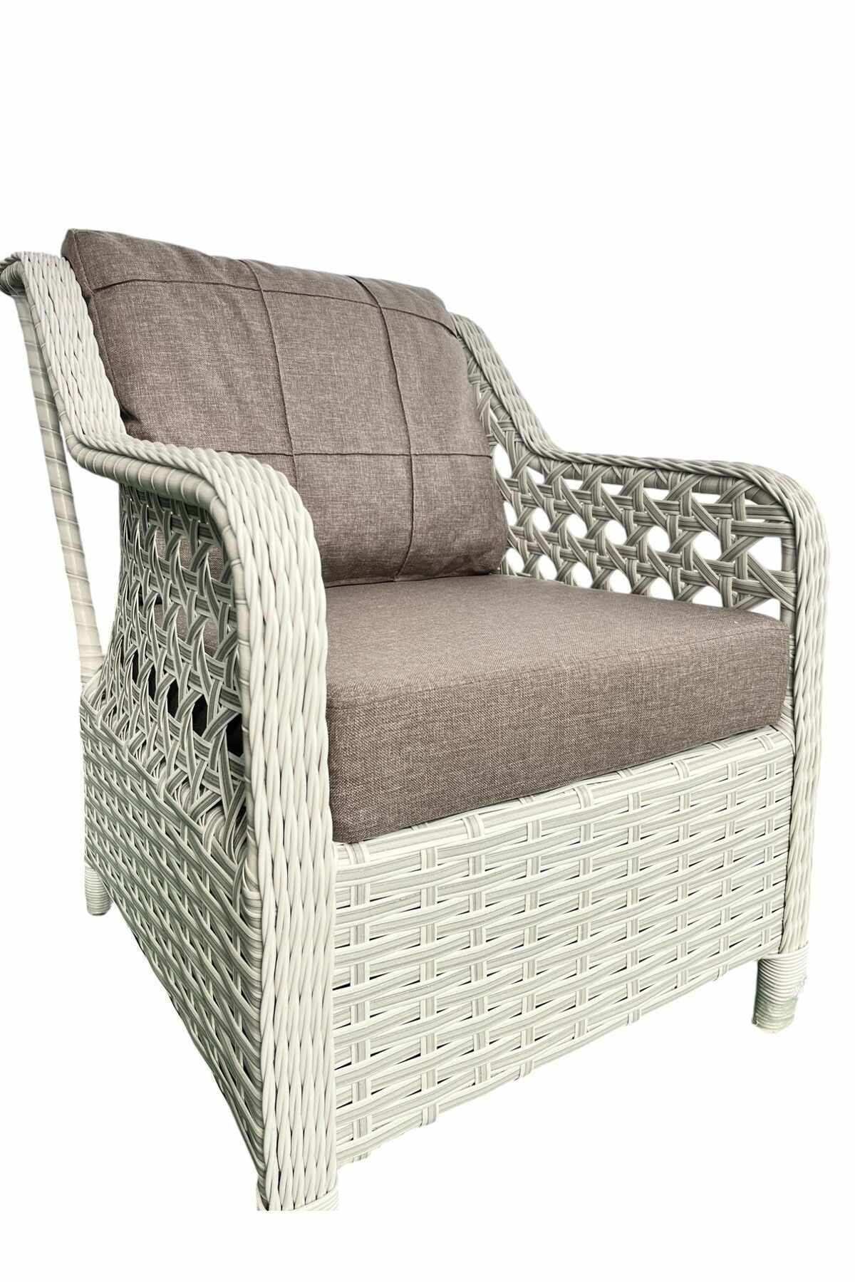 Set lounge gradina Rondi - Milky maro, 175 x 78 x 60 cm, milky maro — imaginea 2