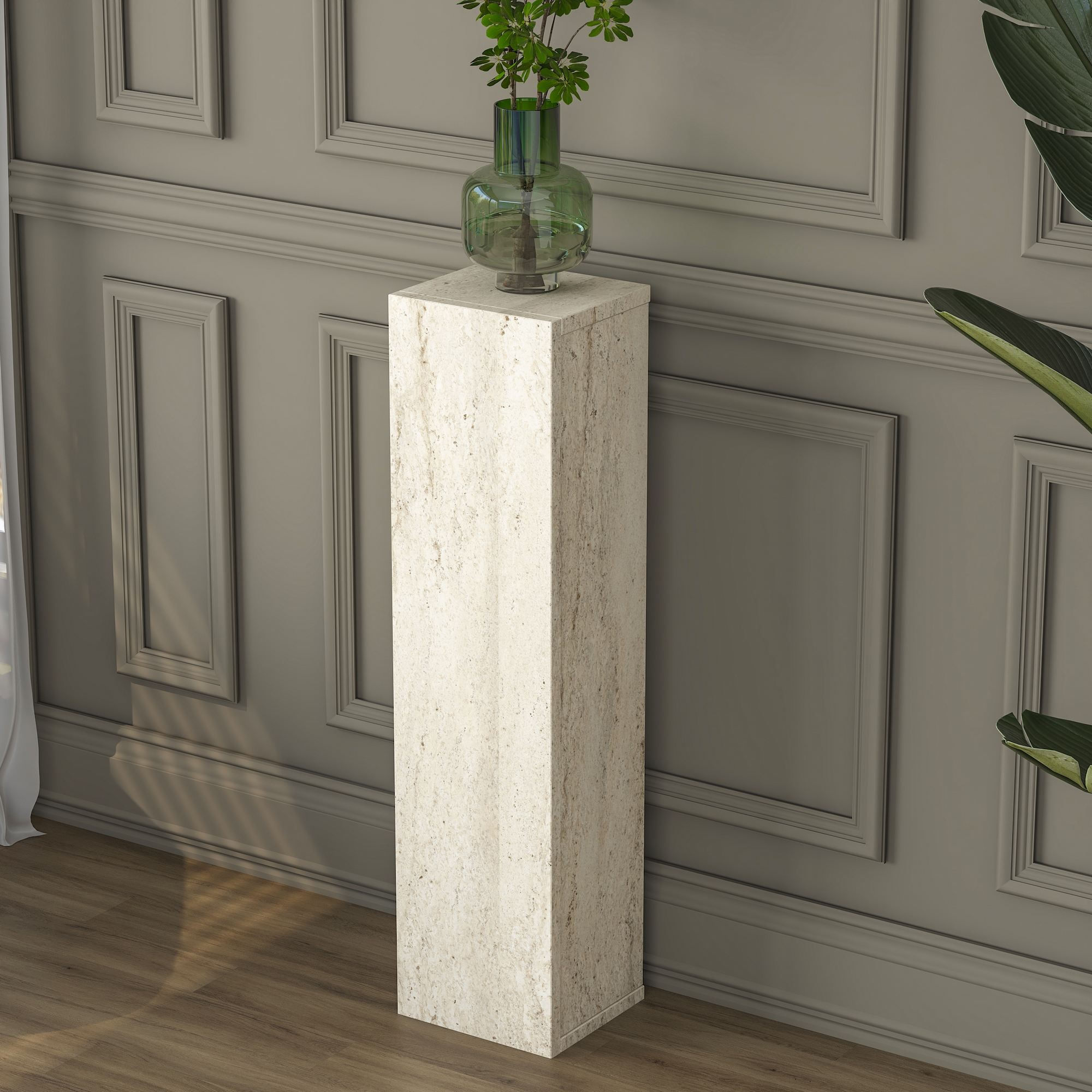 Masuta laterala AD107 - 4741, 20 x 80 x 18,2 cm, travertin, PAL — imaginea 4