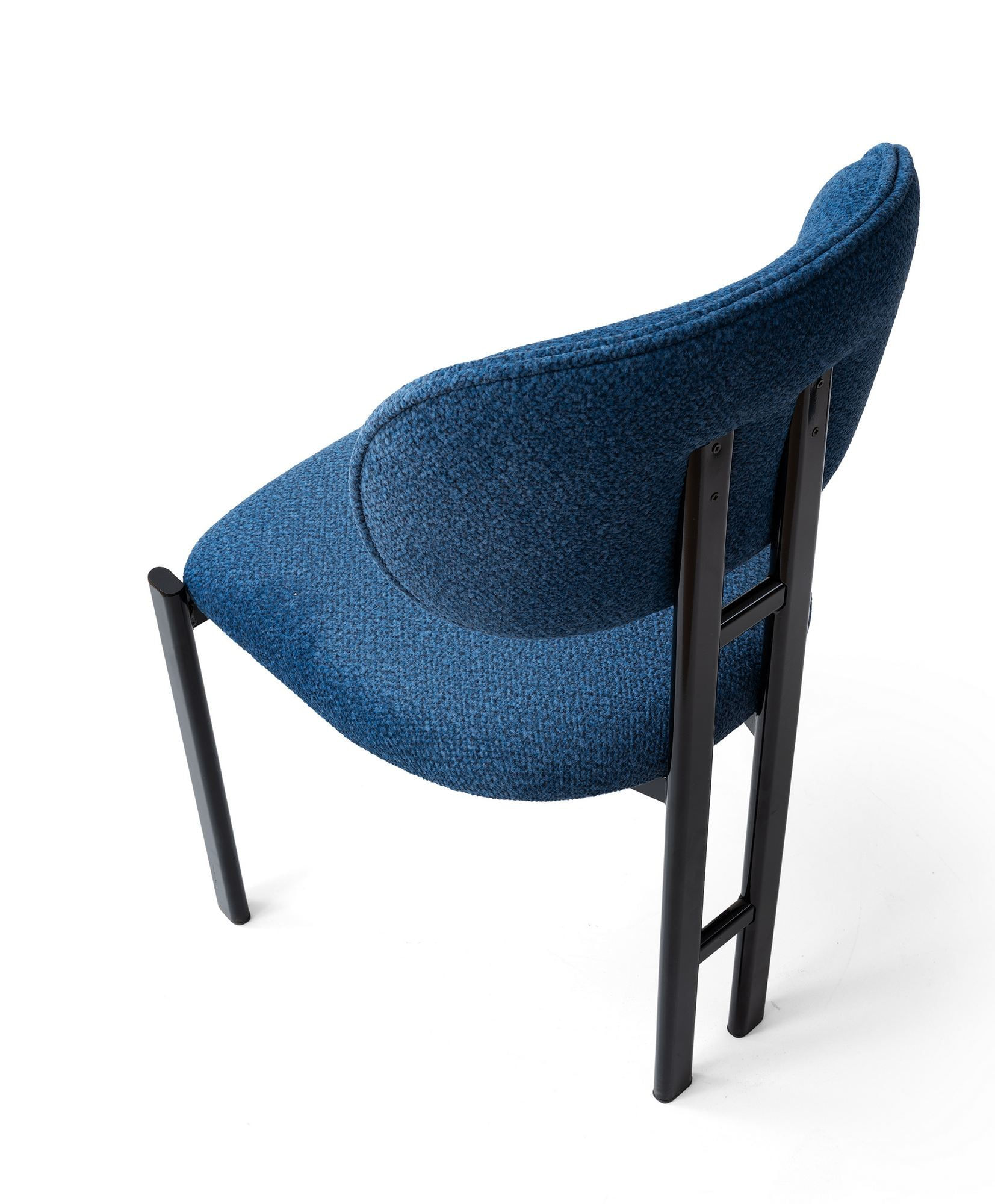 Scaun Muriz, 43 x 83 x 47, 5 cm, bleumarin albastru negru, metal, capacitate 175 kg, navy albastru / negru — imaginea 6
