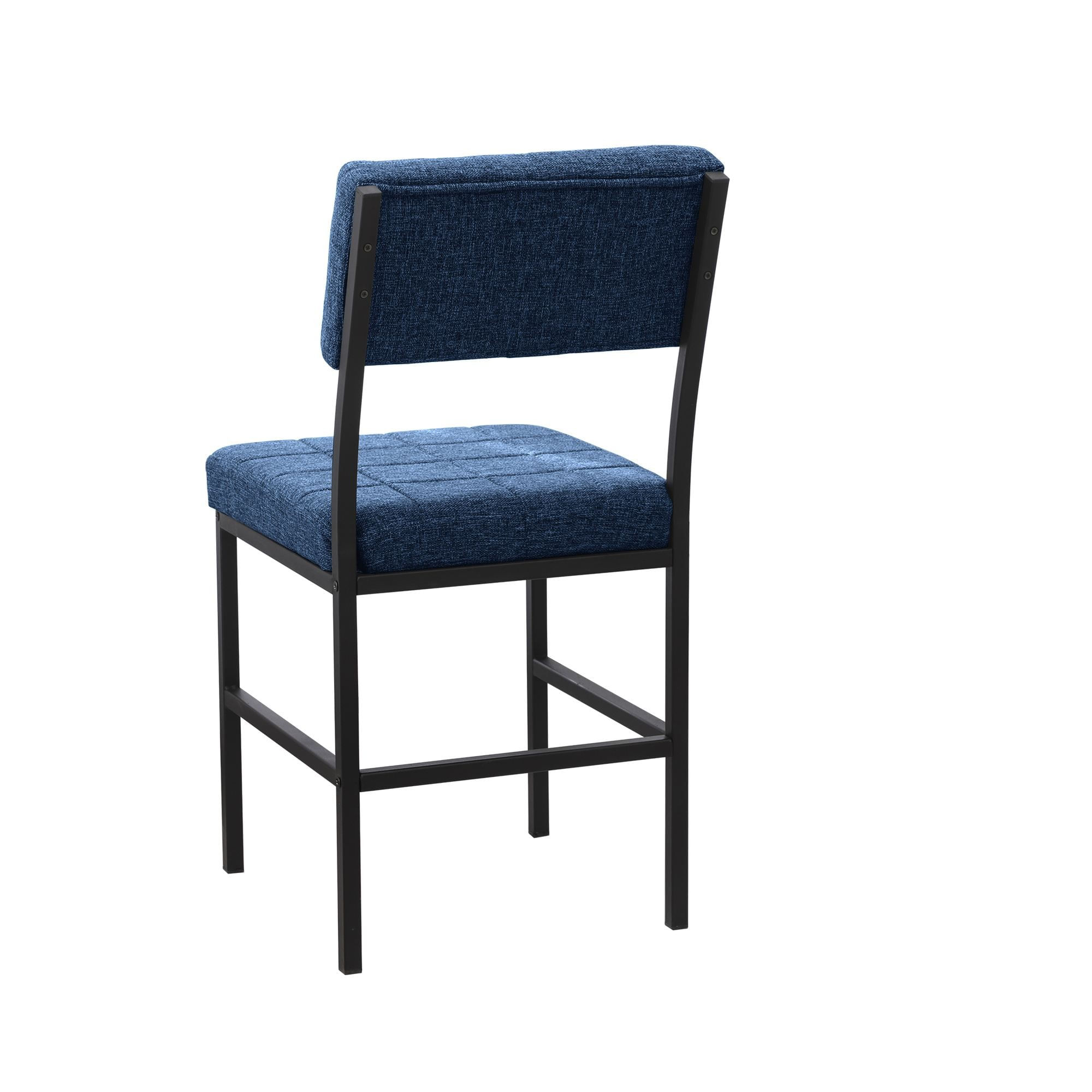 Scaun Dubai, 40 x 82 x 40 cm, bleumarin, metal, capacitate 150 kg, navy albastru — imaginea 3