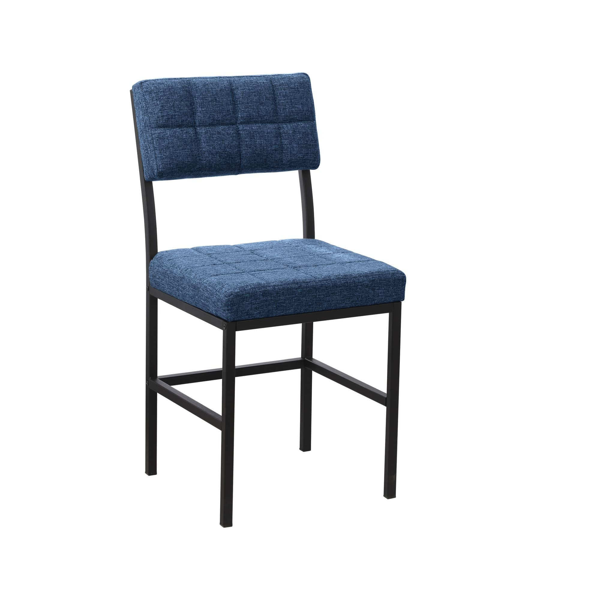 Scaun Dubai, 40 x 82 x 40 cm, bleumarin, metal, capacitate 150 kg, navy albastru — imaginea 7