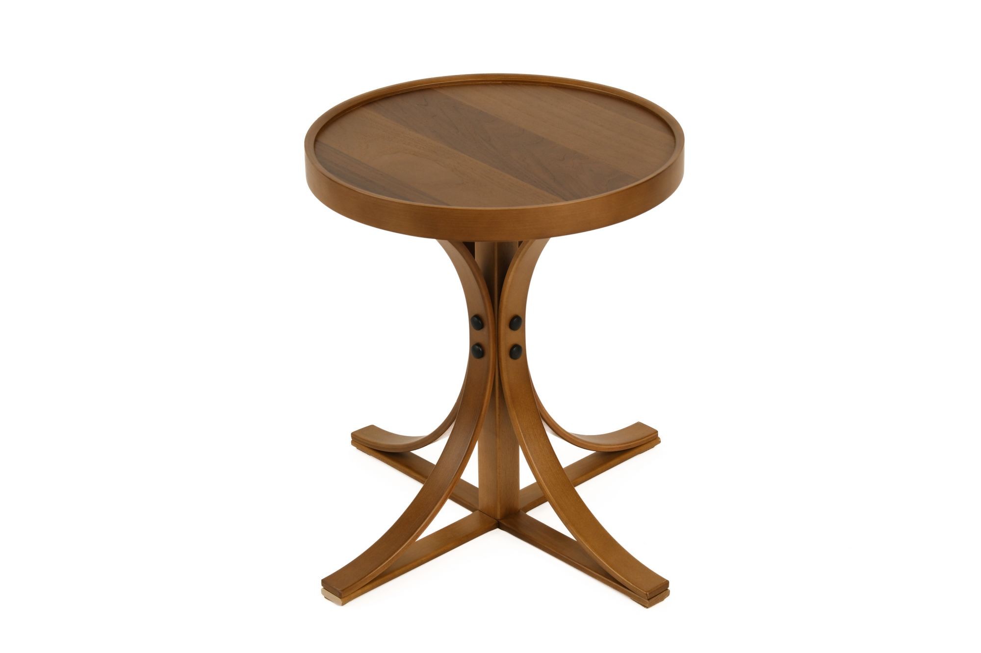 Set masute suprapuse, 3 piese Palm 3 - nuc v2, 45 x 59 x 45 cm, MDF, nuc — imaginea 2