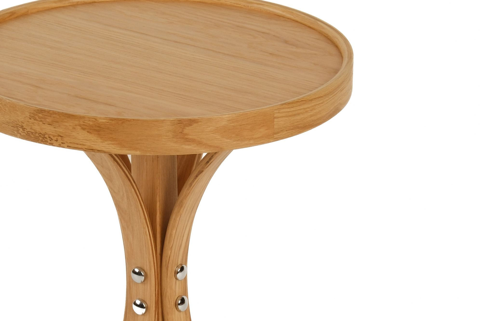Set masute suprapuse, 3 piese Palm 3 - Oak v2, 45 x 59 x 45 cm, MDF, stejar — imaginea 2