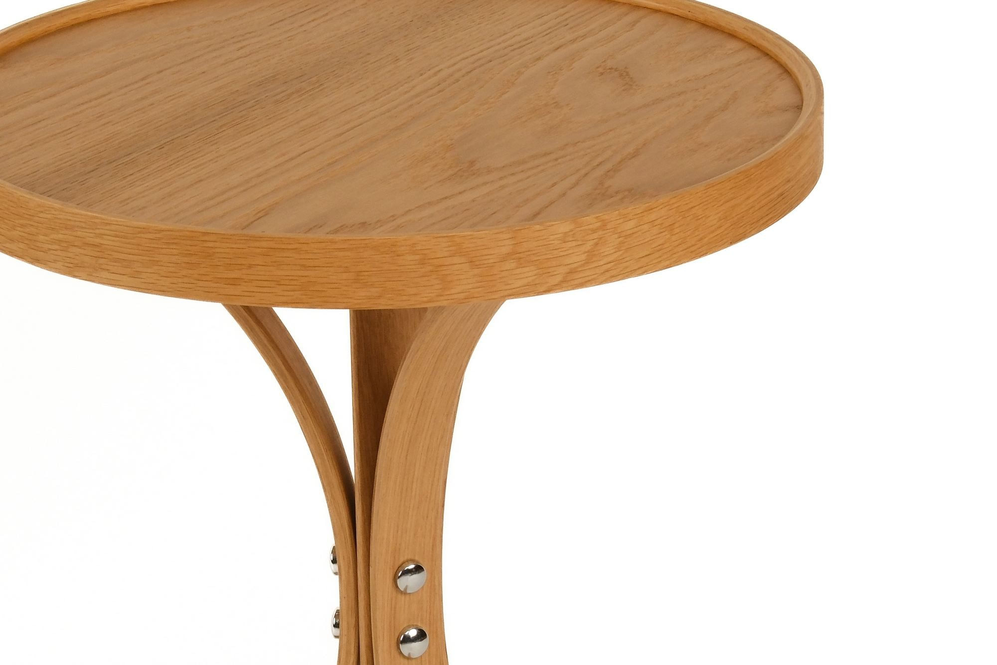 Set masute suprapuse, 2 piese Lyon 2 - Oak v2, MDF, stejar — imaginea 3