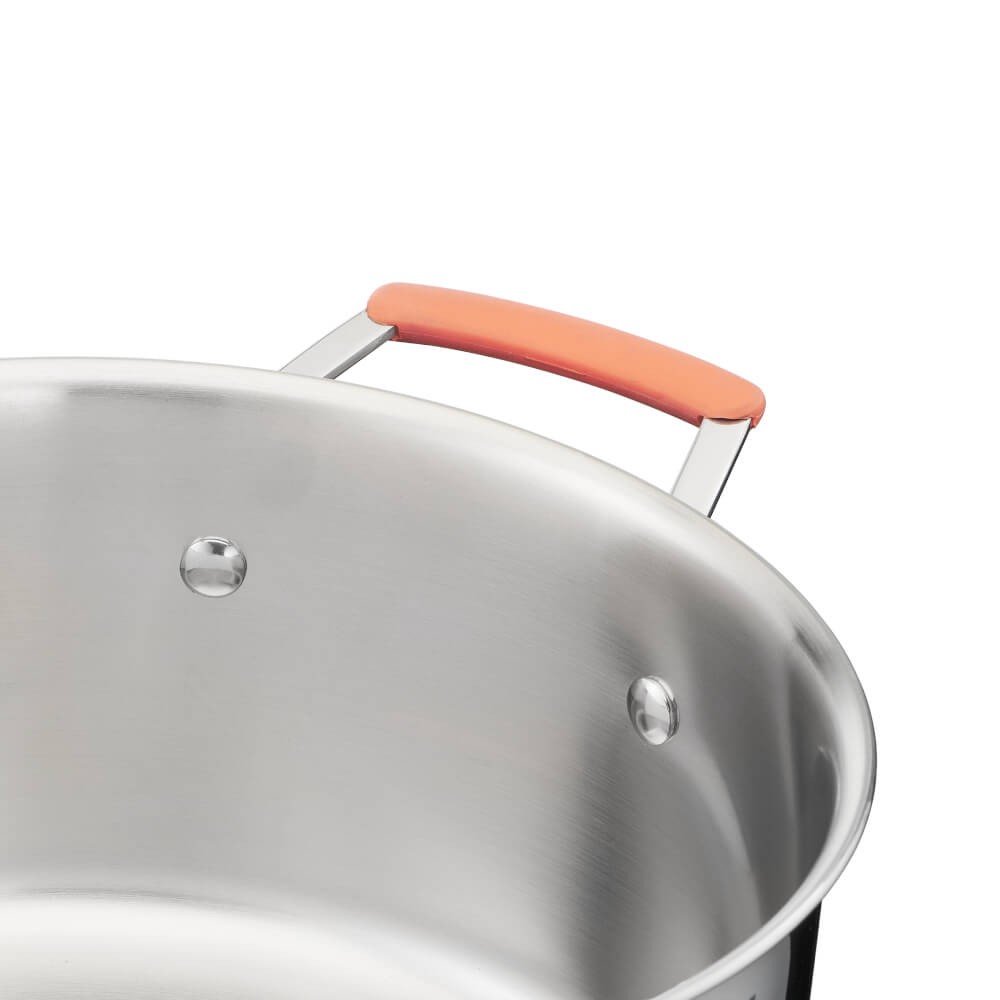 Set 6 piese Tefal Opti'Space G720S674, cratita 18 cm, oala 20/24 cm, 3 capace de sticla, otel inoxidabil, manere — imaginea 6