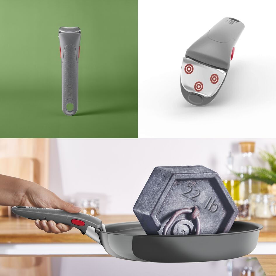 Set 4 piese Tefal Ingenio Renew L2609402, oale 16 / 18 / 20 cm, maner detasabil, inductie, invelis antiaderent ceramic — imaginea 14