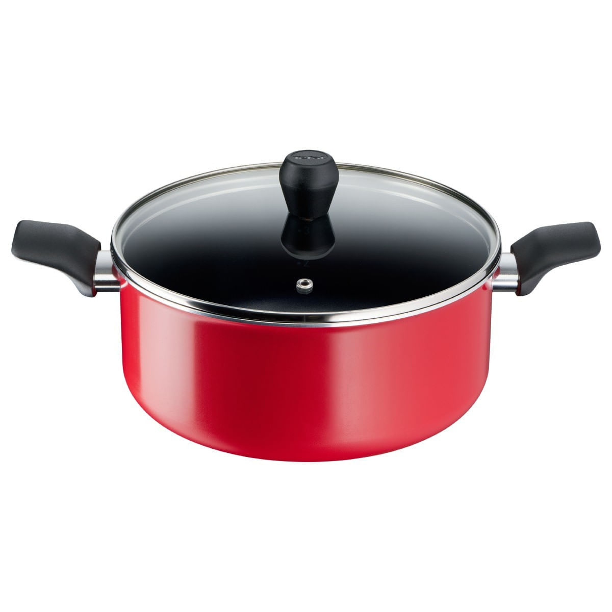 Oala cu capac Tefal Easy Series B5924602, 24 cm, 2.67 L, aluminiu, invelis antiaderent Titanium, indicator — imaginea 2