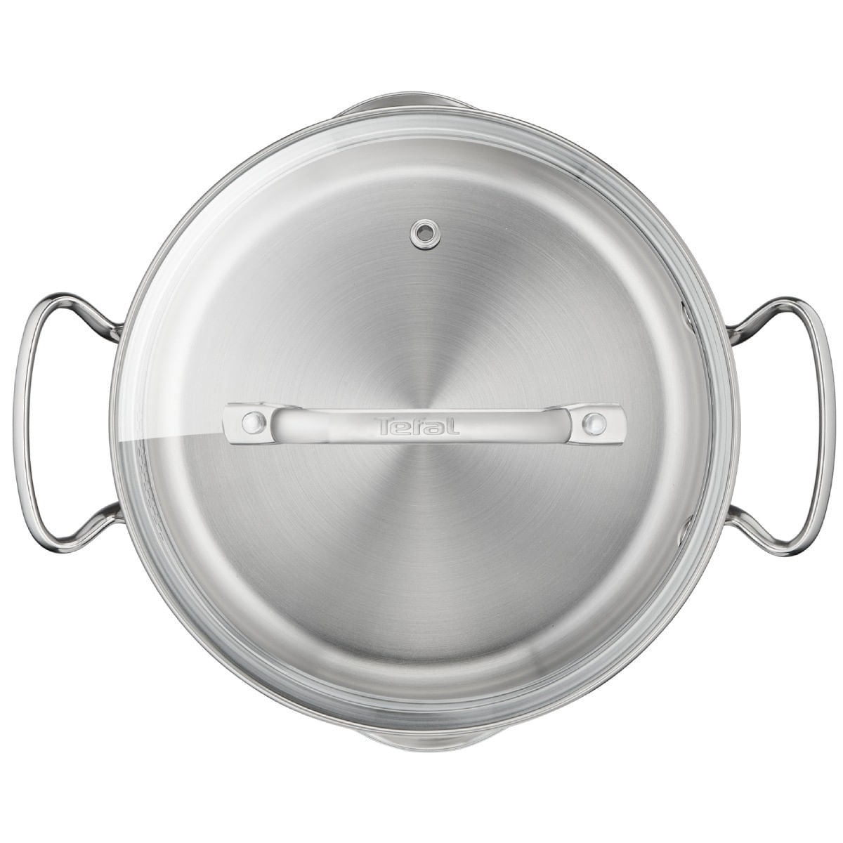 Set de 7 piese Tefal Duetto+ G719S735, oale cu capac de sticla 16 / 20 / 24 cm, cratita 16 cm, inductie, inox, manere — imaginea 8