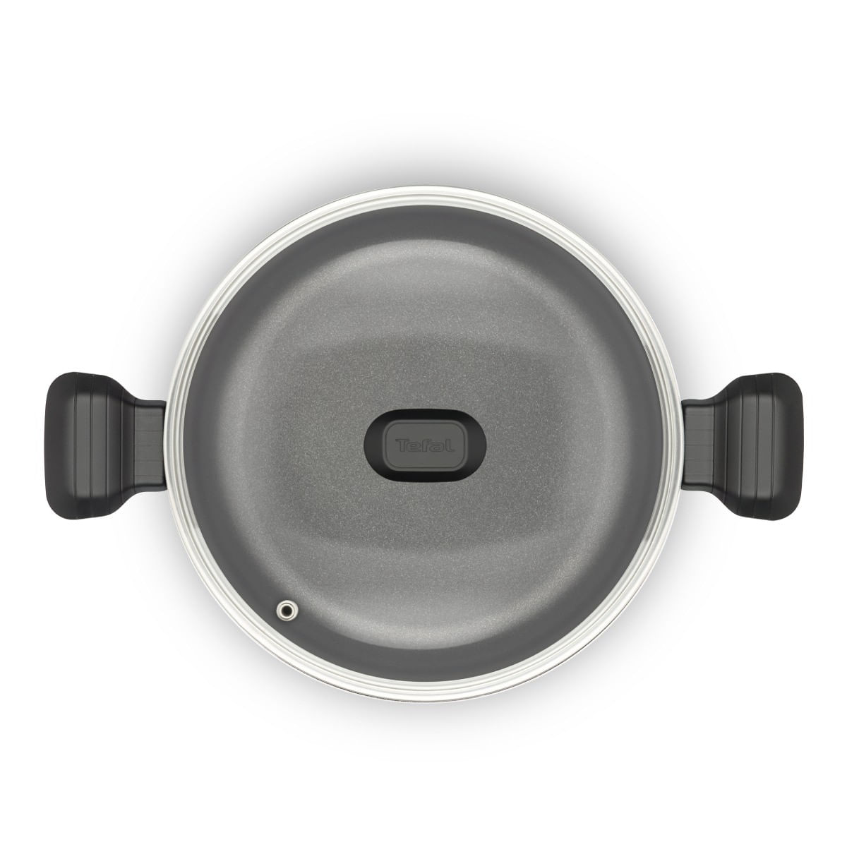 Oala cu capac Tefal So Intensive D5064662, 24 cm, aluminiu, invelis antiaderent Titanium Extra, capac din sticla — imaginea 4
