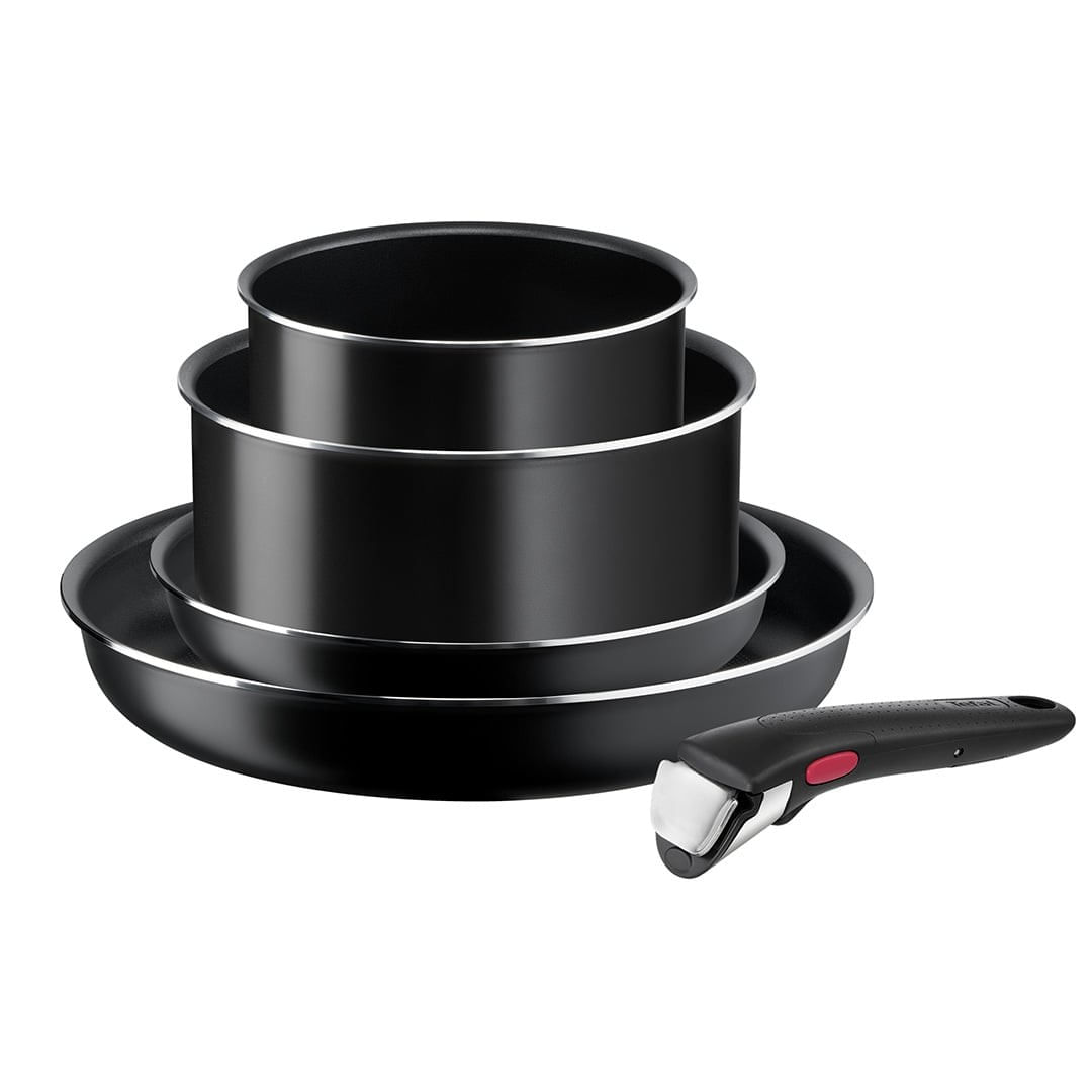 Set de 5 piese Ingenio Easy Cook & Clean L1539543, invelis antiaderent 100% sigur, Thermo-Signal™, baza Diffusion+ — imaginea 6