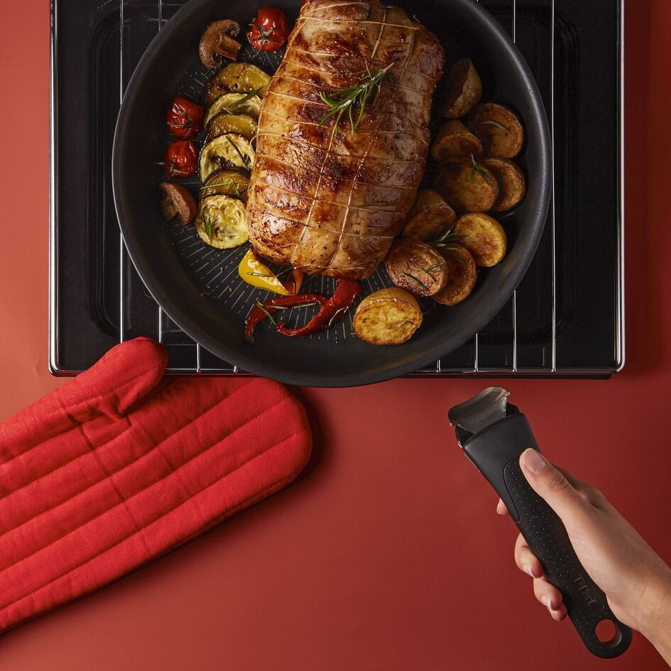 Set de 5 piese Ingenio Easy Cook & Clean L1539543, invelis antiaderent 100% sigur, Thermo-Signal™, baza Diffusion+ — imaginea 8