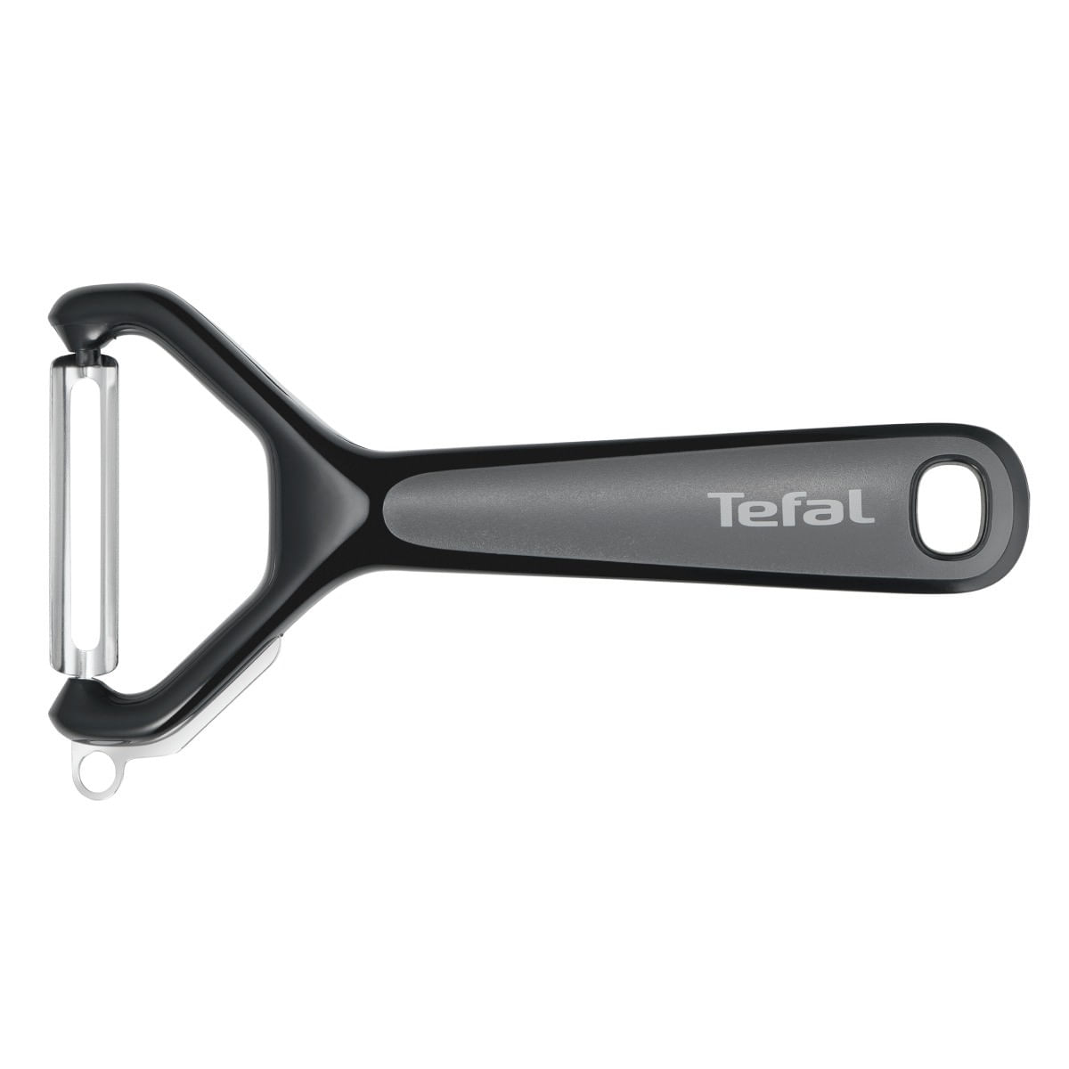 Set 2 accesorii Tefal Essential K2212S55, accesoriu pentru decojit legume si fructe, cutit, maner ergonomic, lama 9 cm — imaginea 2