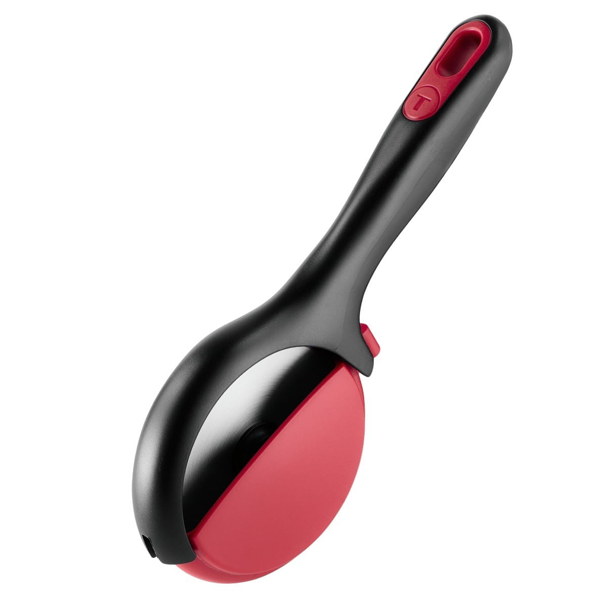 Cutit pizza Tefal Ingenio K1990334, inox, capac de protectie pentru lama, lama detasabila, negru & rosu — imaginea 5