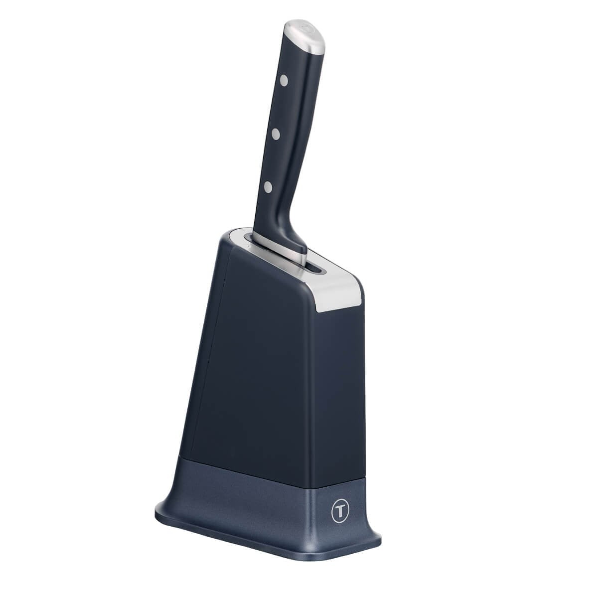 Cutitul bucatarului & suport Tefal EverSharp Pro K297S244, inox german, maner ergonomic, sistem de ascutire integrat — imaginea 3