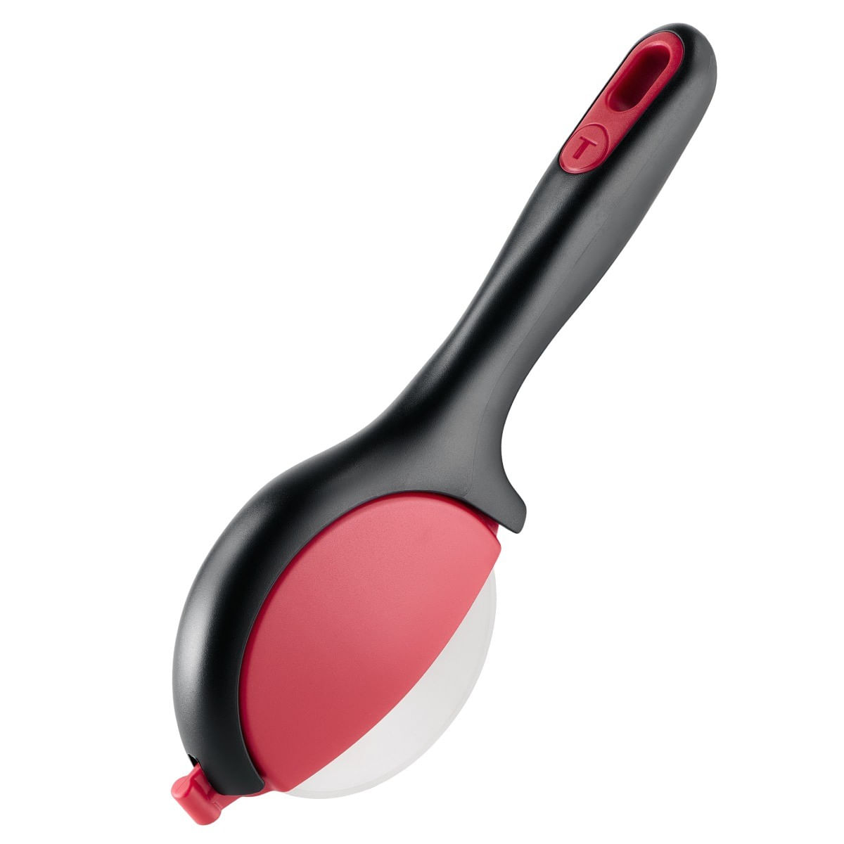 Cutit pizza Tefal Ingenio K1990334, inox, capac de protectie pentru lama, lama detasabila, negru & rosu — imaginea 9