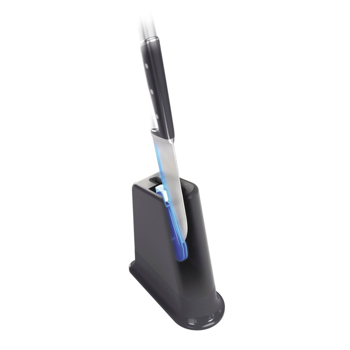Cutitul bucatarului & suport Tefal EverSharp Pro K297S244, inox german, maner ergonomic, sistem de ascutire integrat — imaginea 13