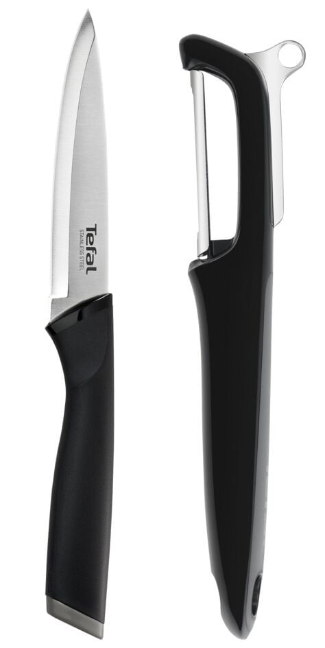 Set pentru curatarea legumelor Essential K2219255, cutit si dispozitiv pentru decojire, lame otel inoxidabil, 12 cm — imaginea 2