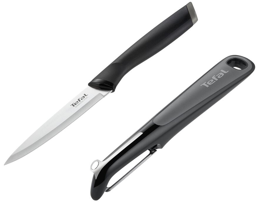 Set pentru curatarea legumelor Essential K2219255, cutit si dispozitiv pentru decojire, lame otel inoxidabil, 12 cm — imaginea 7